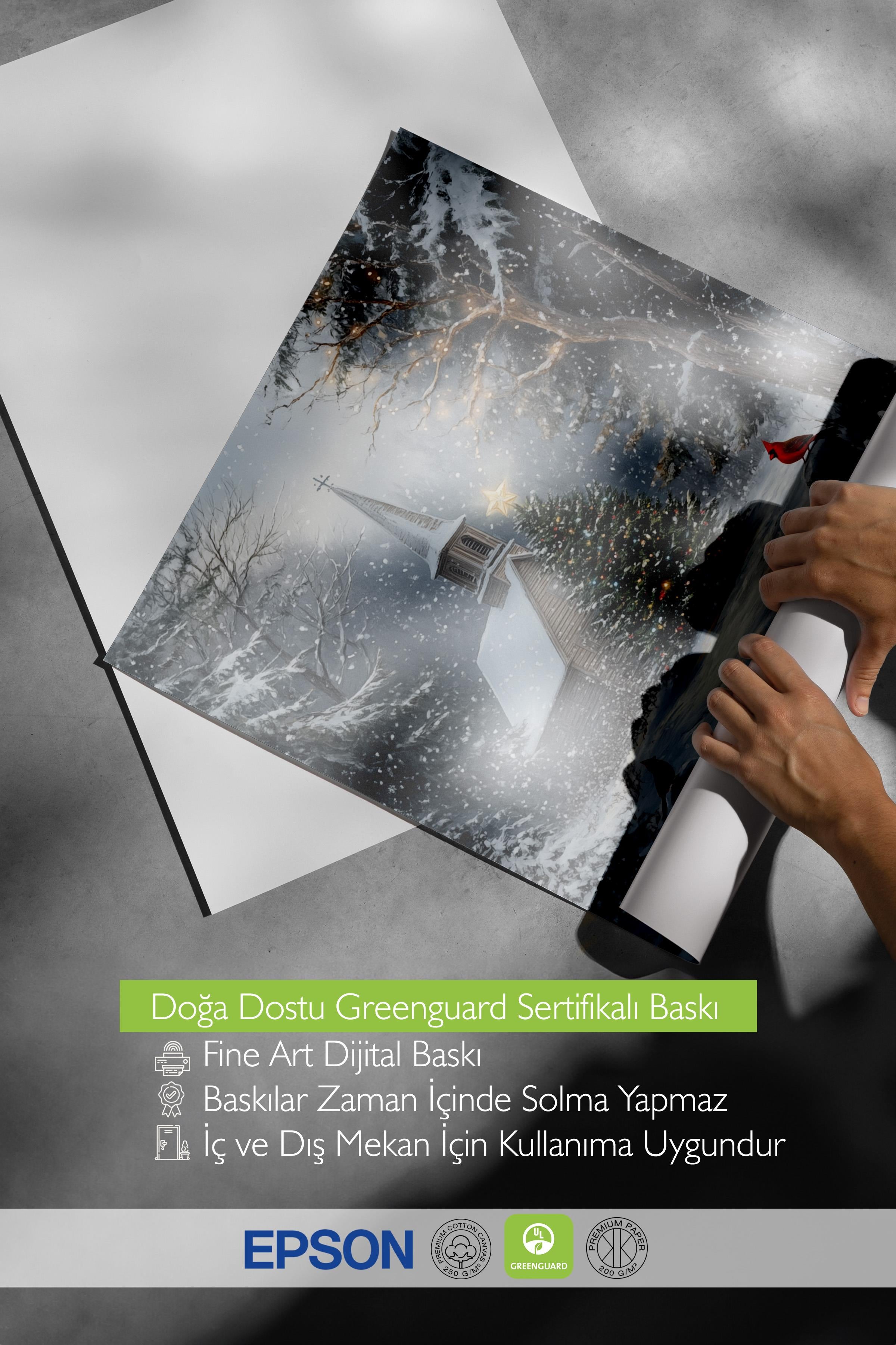 Çerçevesiz Poster, Duvar Posteri, HD Kalite Comfort Serisi, Yılbaşı Poster, NO:108769