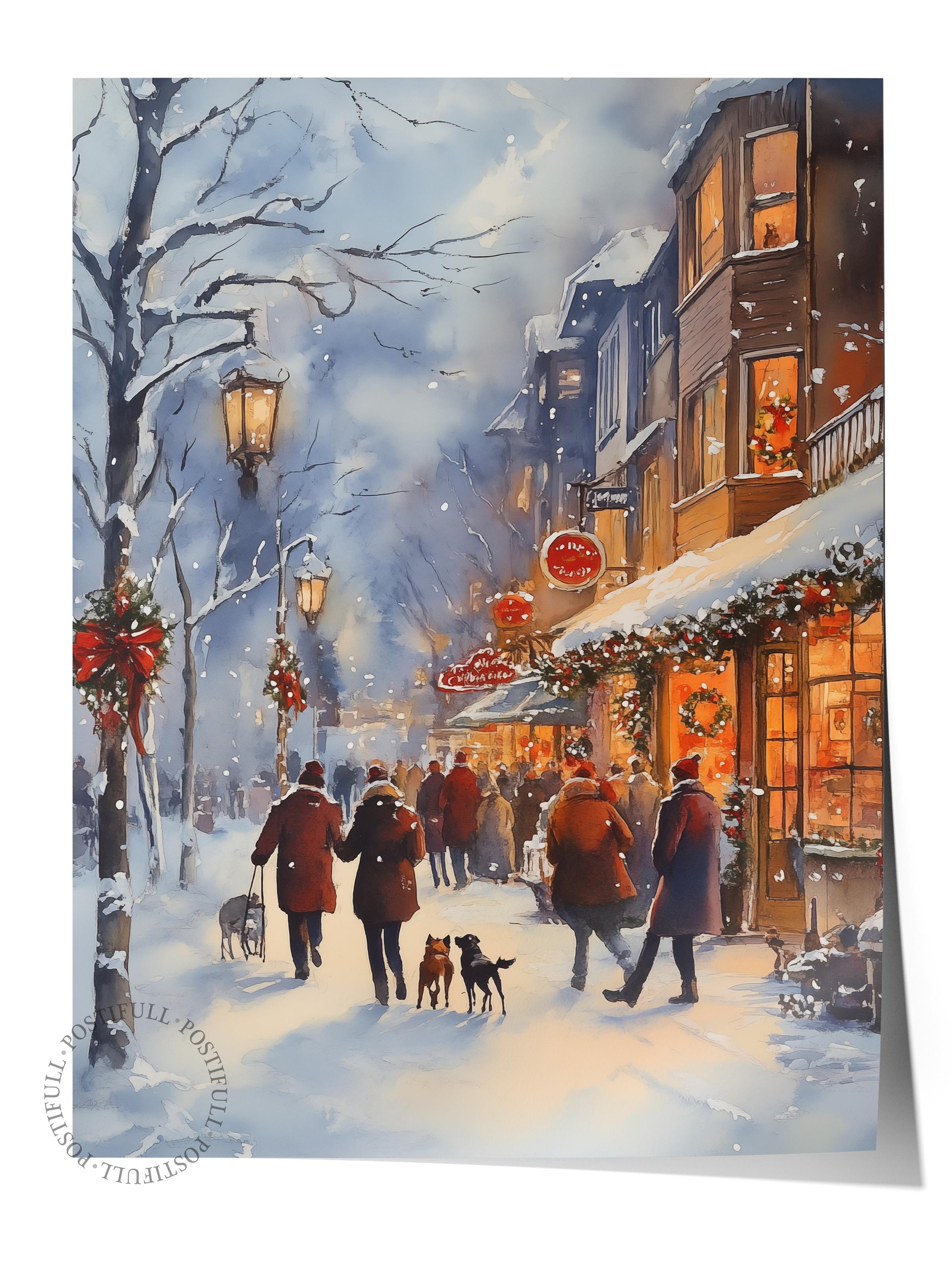 Çerçevesiz Poster, Duvar Posteri, HD Kalite Comfort Serisi, Yılbaşı Poster, NO:108770