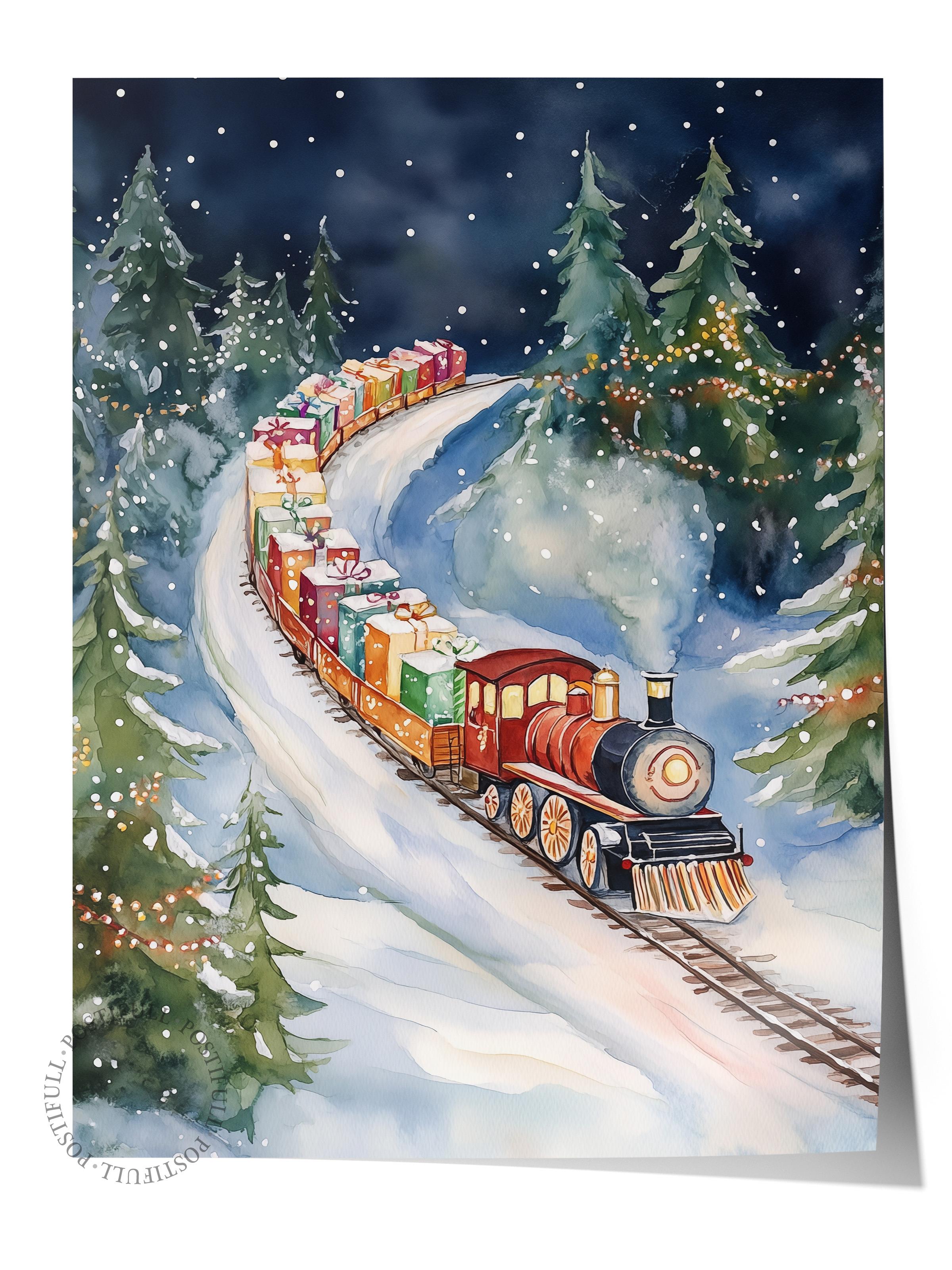 Çerçevesiz Poster, Duvar Posteri, HD Kalite Comfort Serisi, Yılbaşı Poster, NO:108771