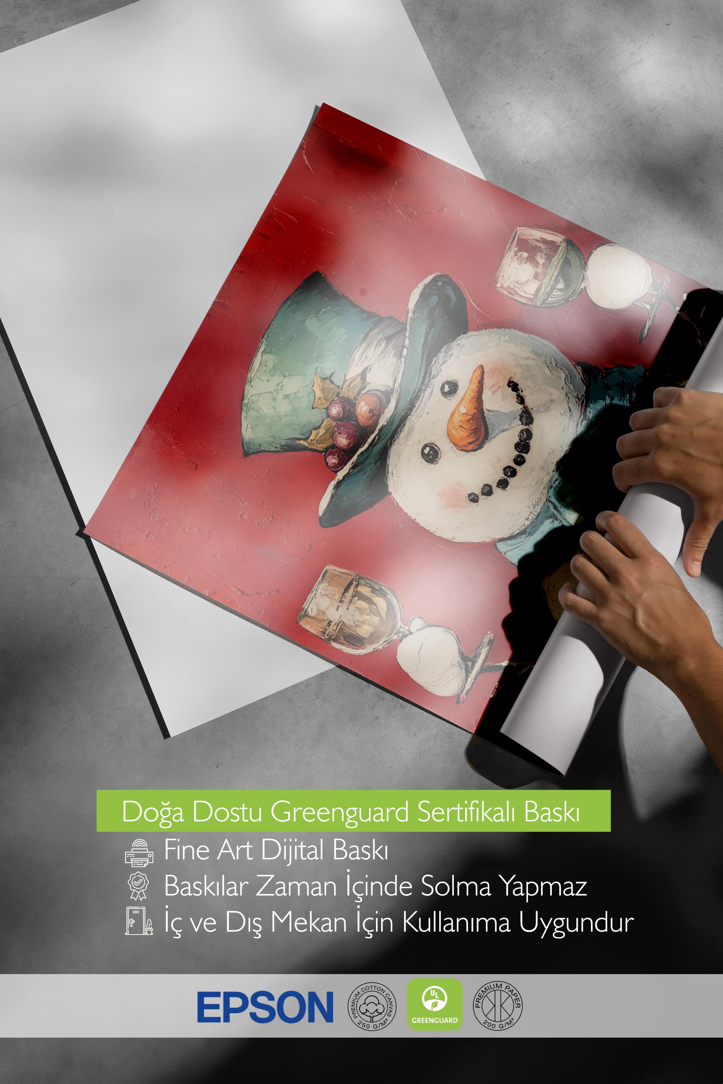 Çerçevesiz Poster, Duvar Posteri, HD Kalite Comfort Serisi, Yılbaşı Poster, NO:108774