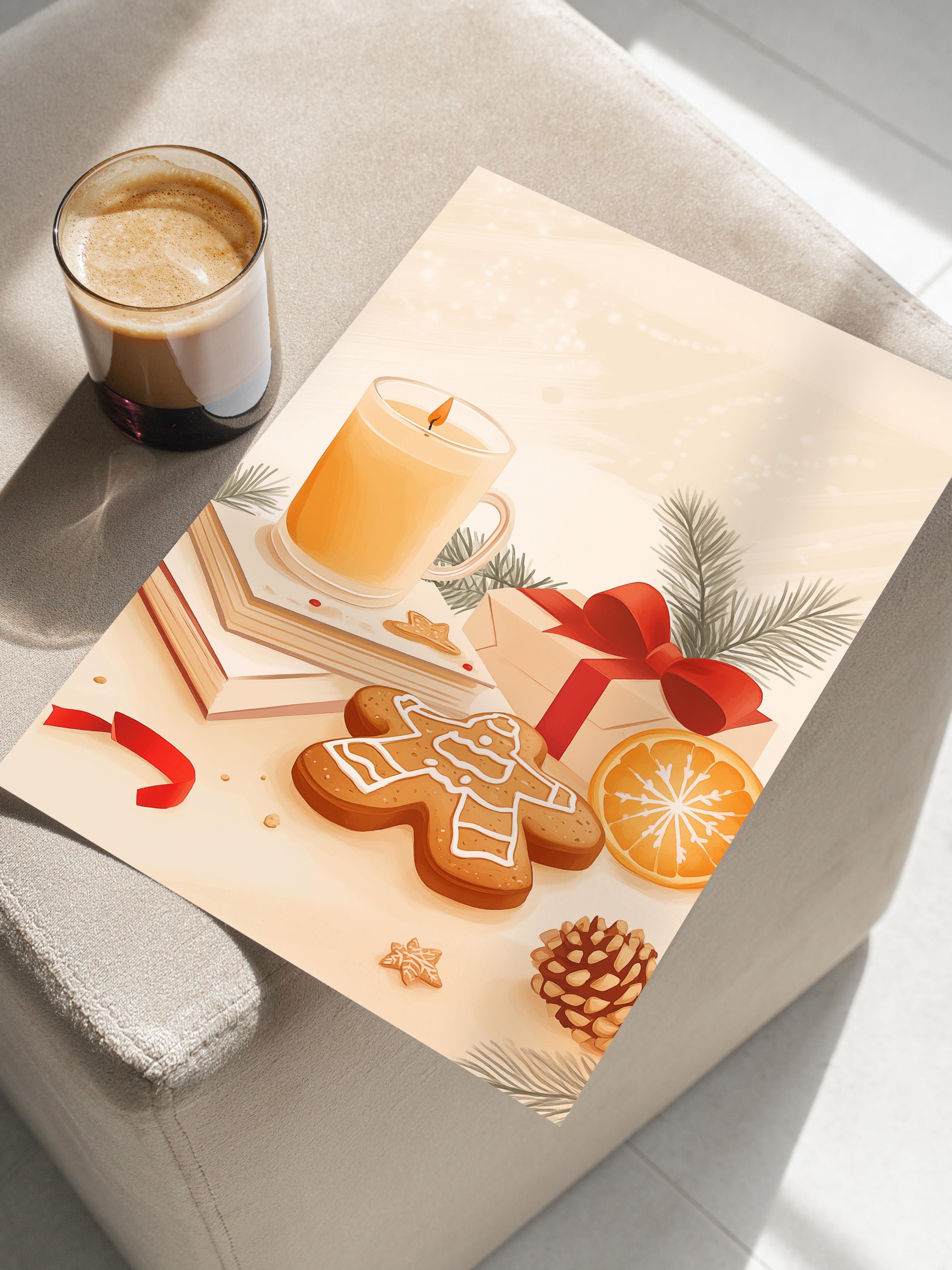 Çerçevesiz Poster, Duvar Posteri, HD Kalite Comfort Serisi, Yılbaşı Poster, NO:108779