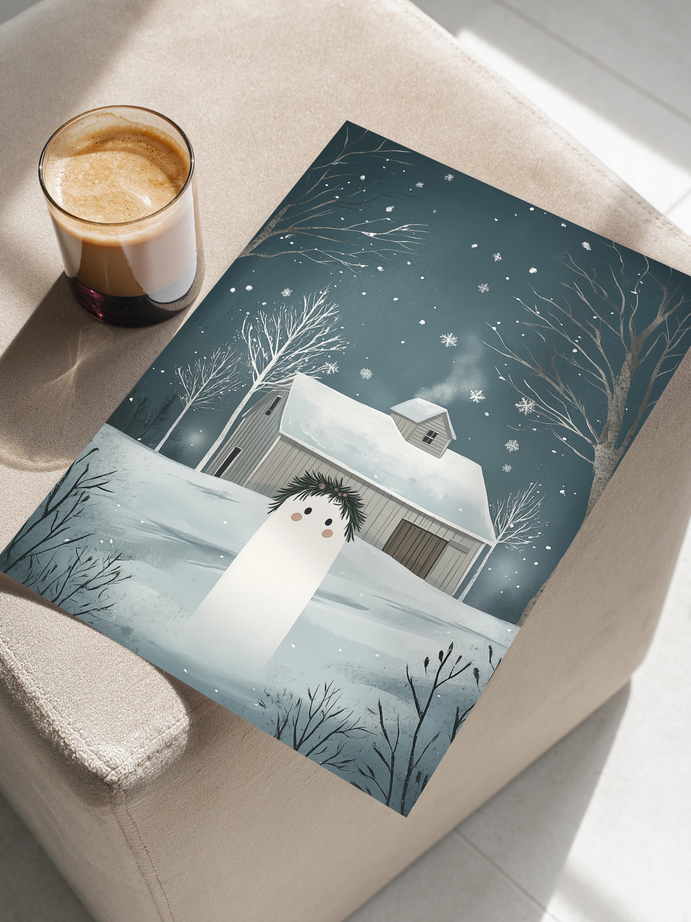 Çerçevesiz Poster, Duvar Posteri, HD Kalite Comfort Serisi, Yılbaşı Poster, NO:108781