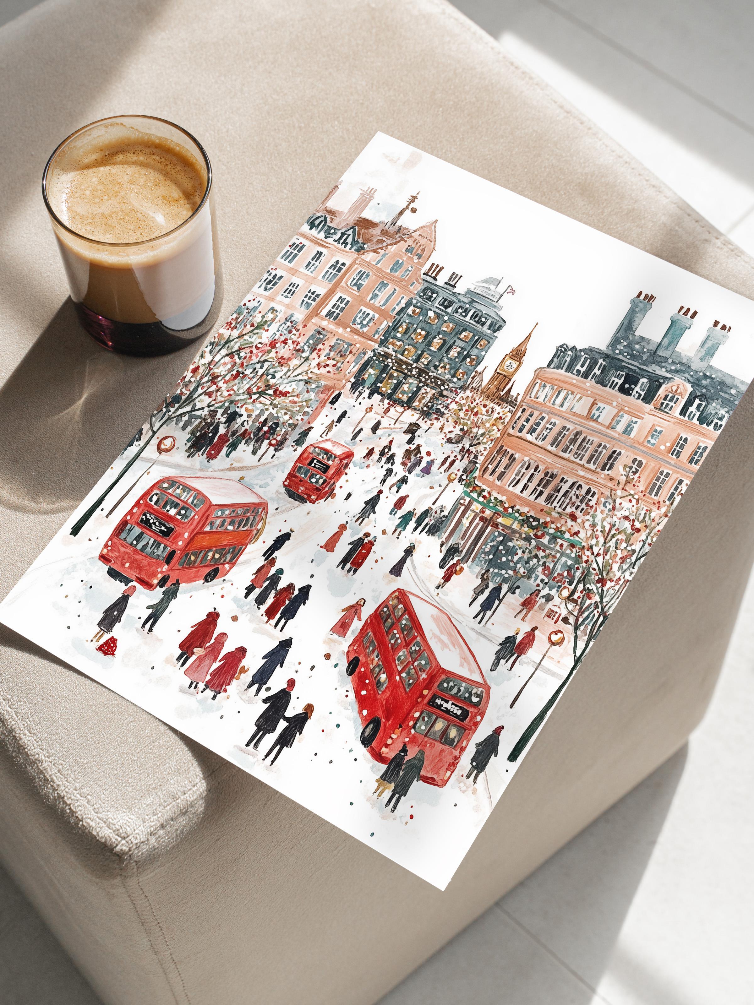 Çerçevesiz Poster, Duvar Posteri, HD Kalite Comfort Serisi, Yılbaşı Poster, NO:108782