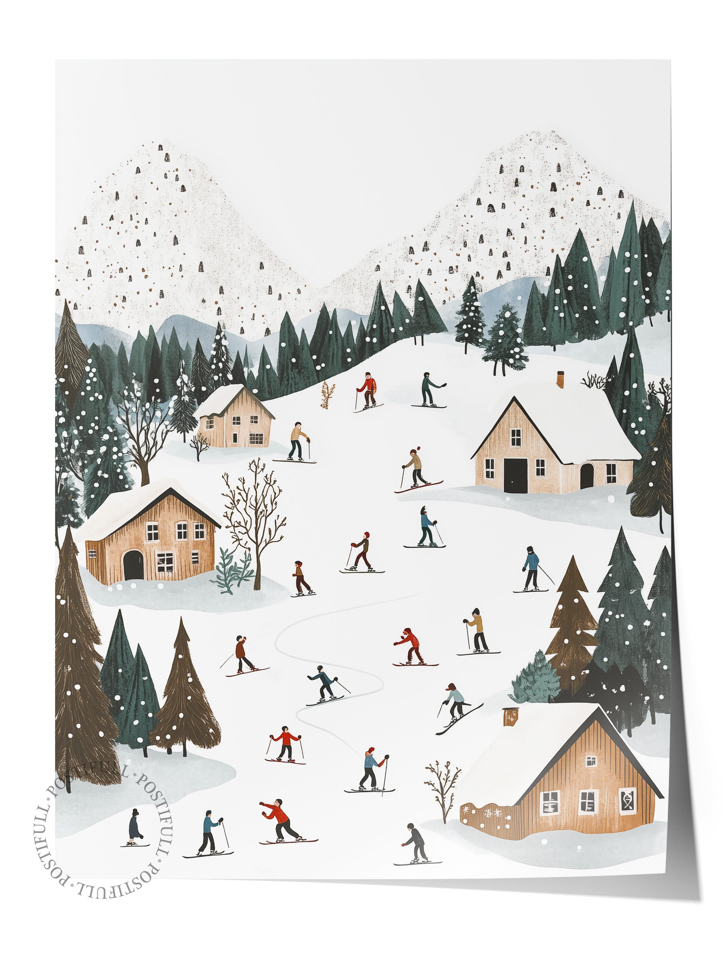 Çerçevesiz Poster, Duvar Posteri, HD Kalite Comfort Serisi, Yılbaşı Poster, NO:108789