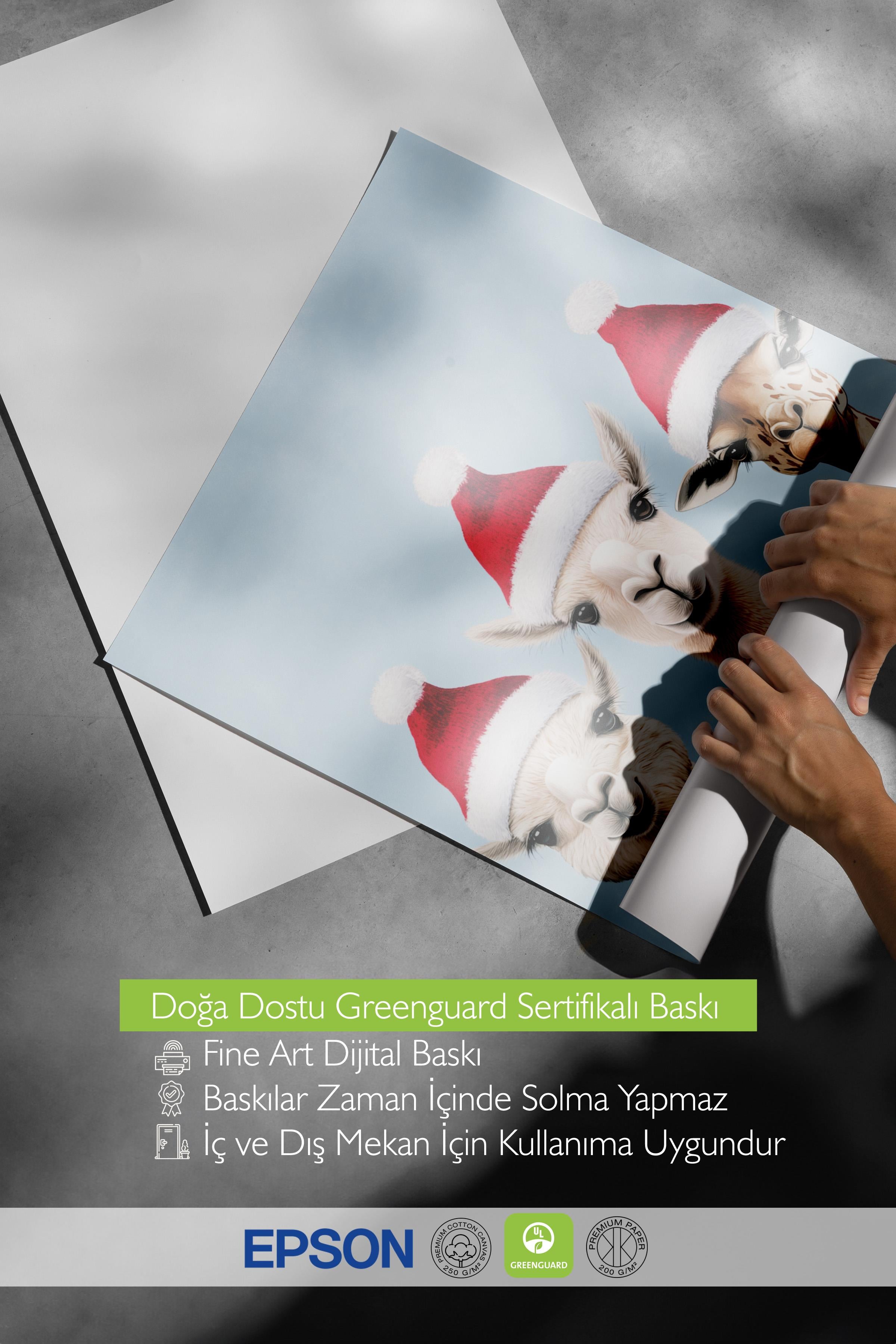 Çerçevesiz Poster, Duvar Posteri, HD Kalite Comfort Serisi, Yılbaşı Poster, NO:108790