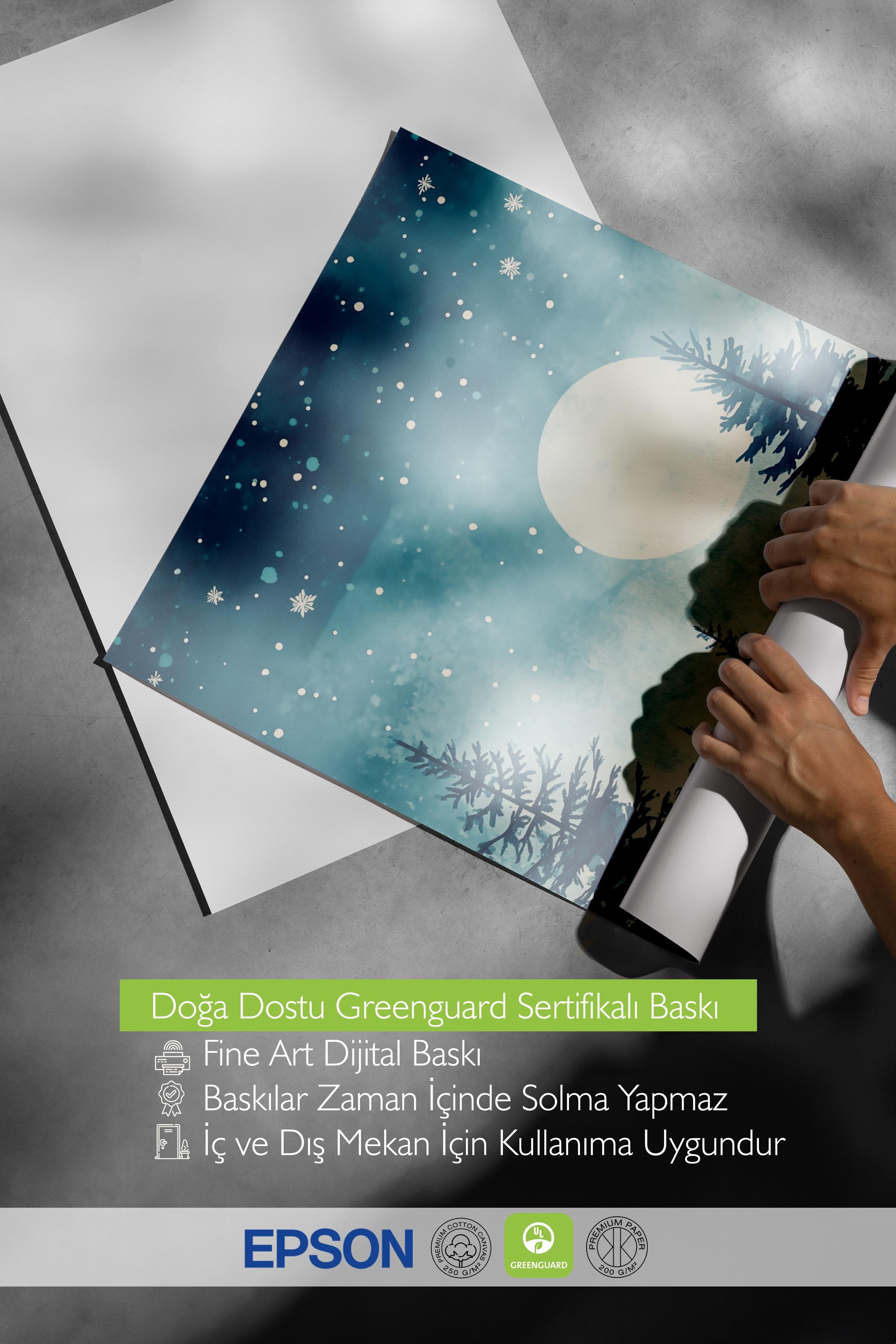 Çerçevesiz Poster, Duvar Posteri, HD Kalite Comfort Serisi, Yılbaşı Poster, NO:108791