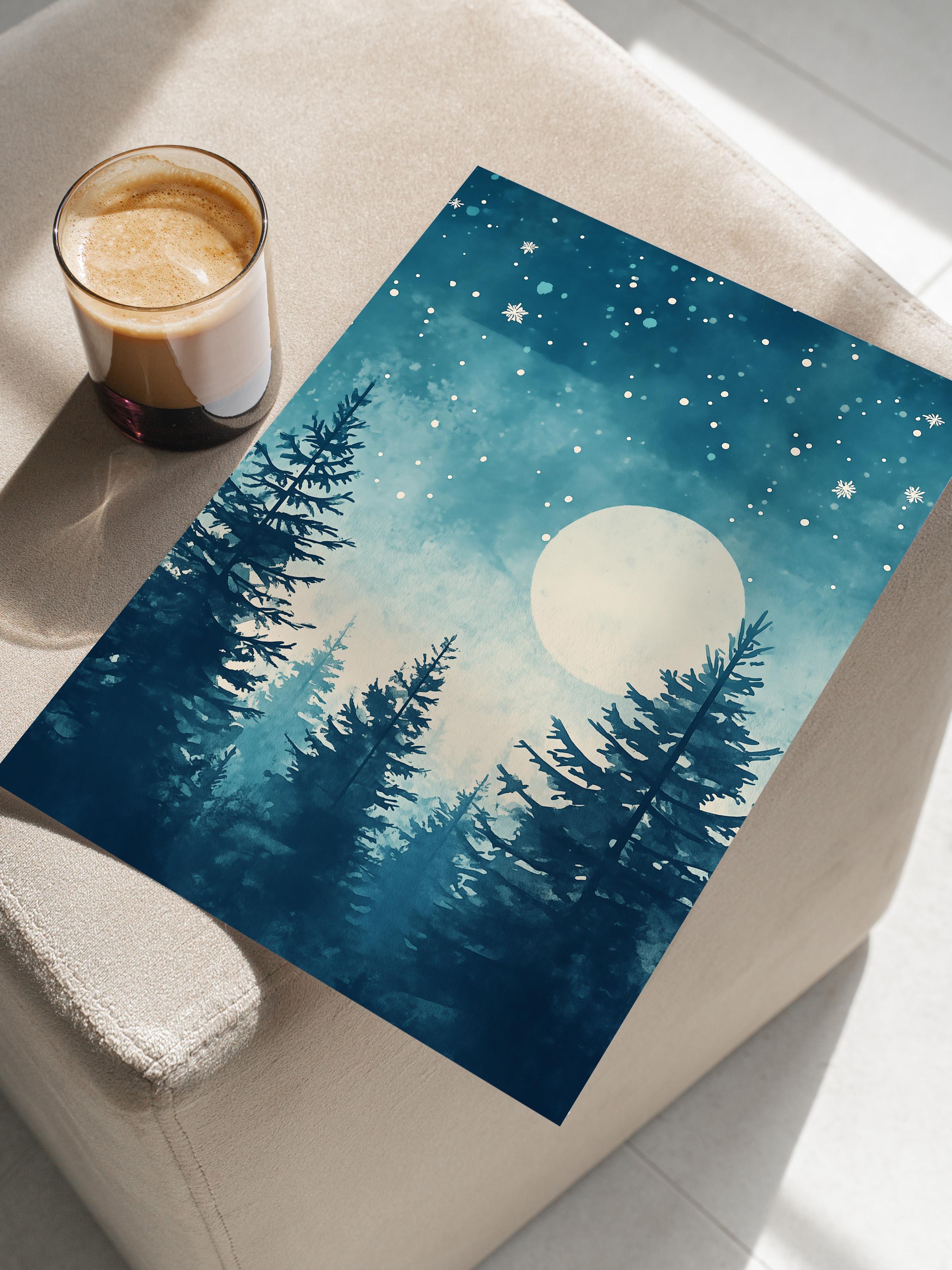 Çerçevesiz Poster, Duvar Posteri, HD Kalite Comfort Serisi, Yılbaşı Poster, NO:108791