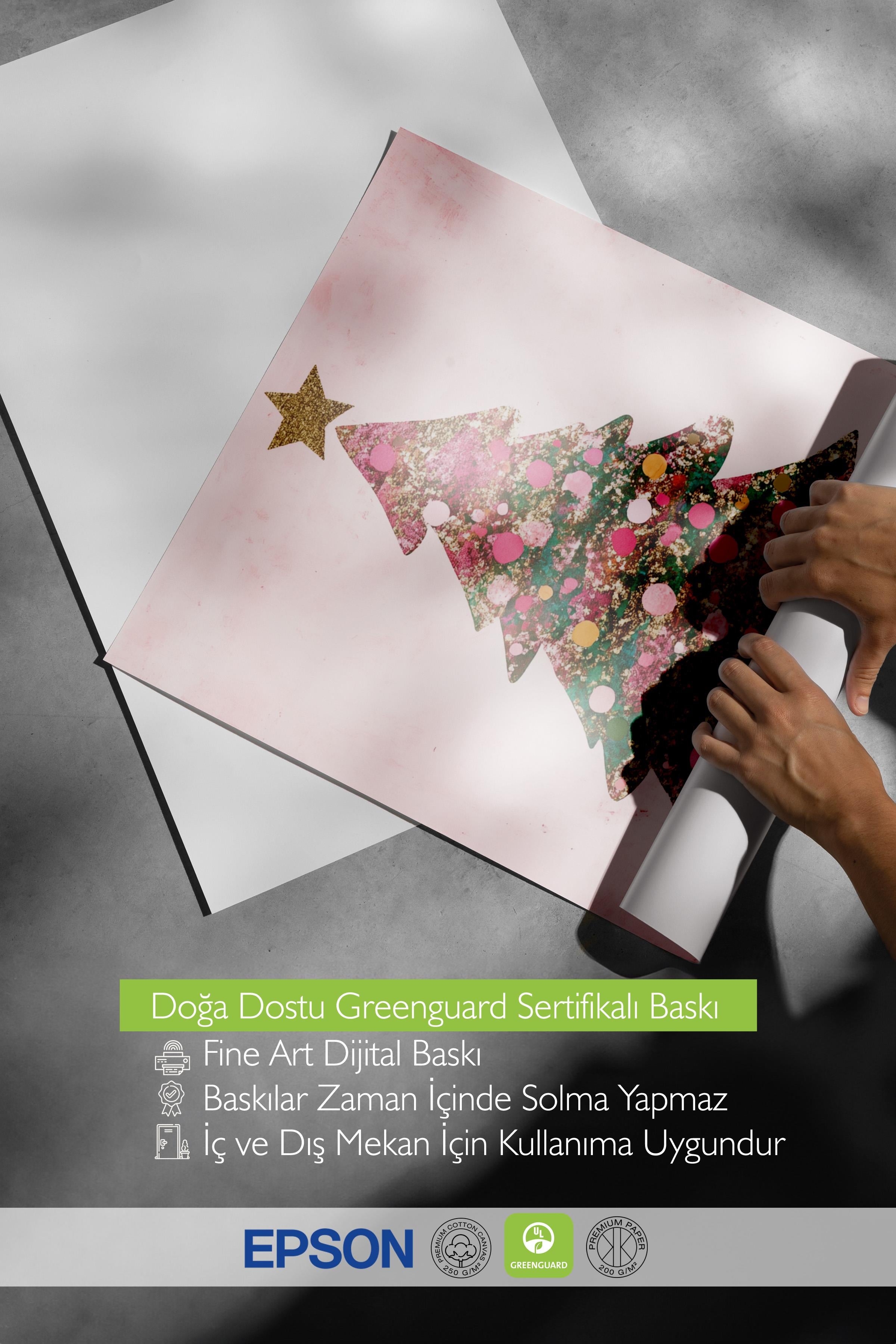 Çerçevesiz Poster, Duvar Posteri, HD Kalite Comfort Serisi, Yılbaşı Poster, NO:108795