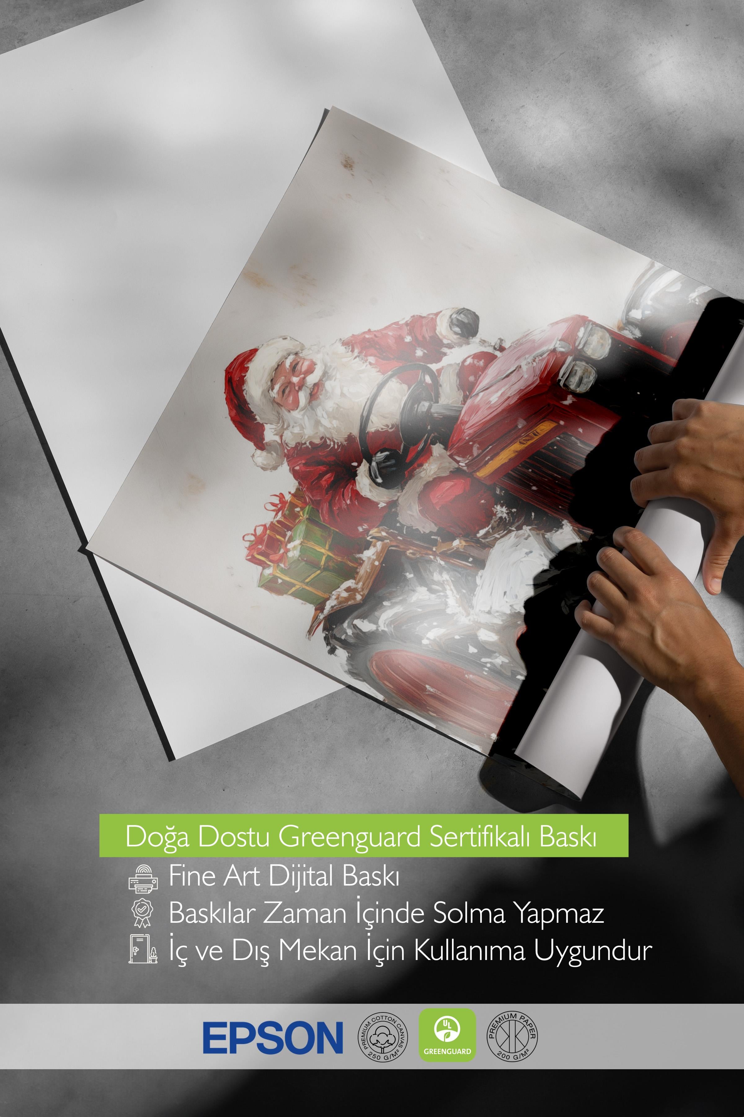 Çerçevesiz Poster, Duvar Posteri, HD Kalite Comfort Serisi, Yılbaşı Poster, NO:108798