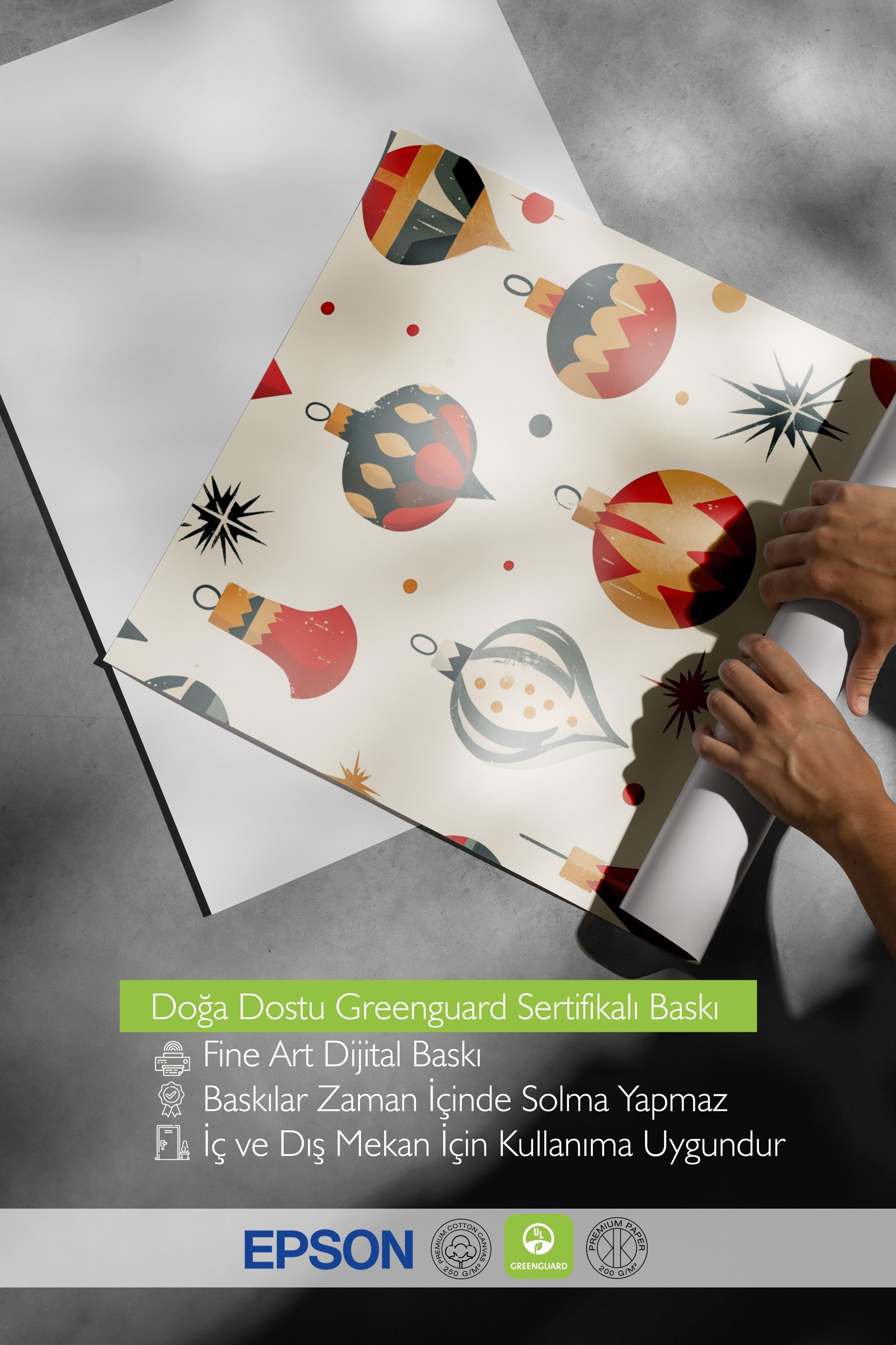 Çerçevesiz Poster, Duvar Posteri, HD Kalite Comfort Serisi, Yılbaşı Poster, NO:108799