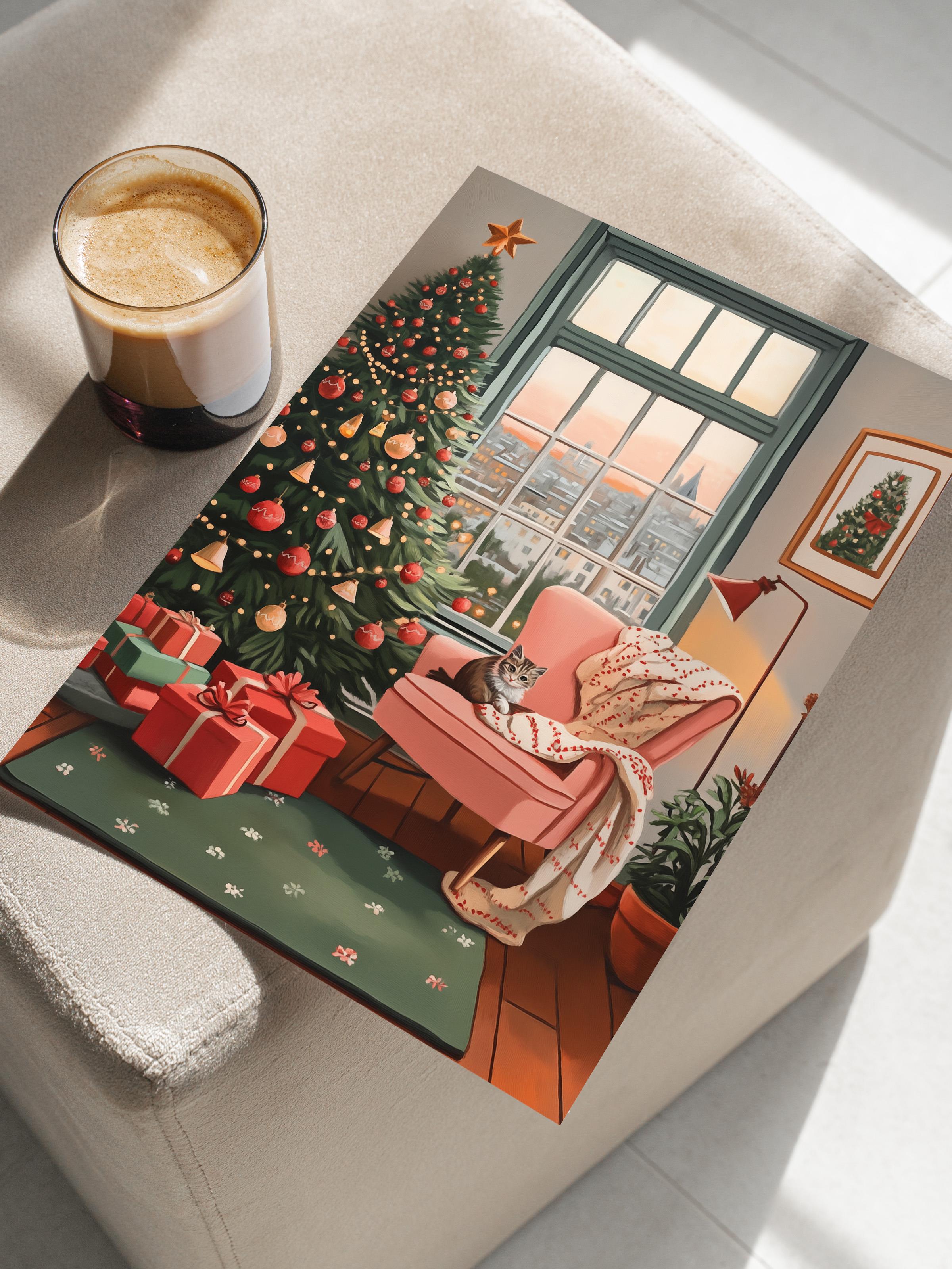 Çerçevesiz Poster, Duvar Posteri, HD Kalite Comfort Serisi, Yılbaşı Poster, NO:108802