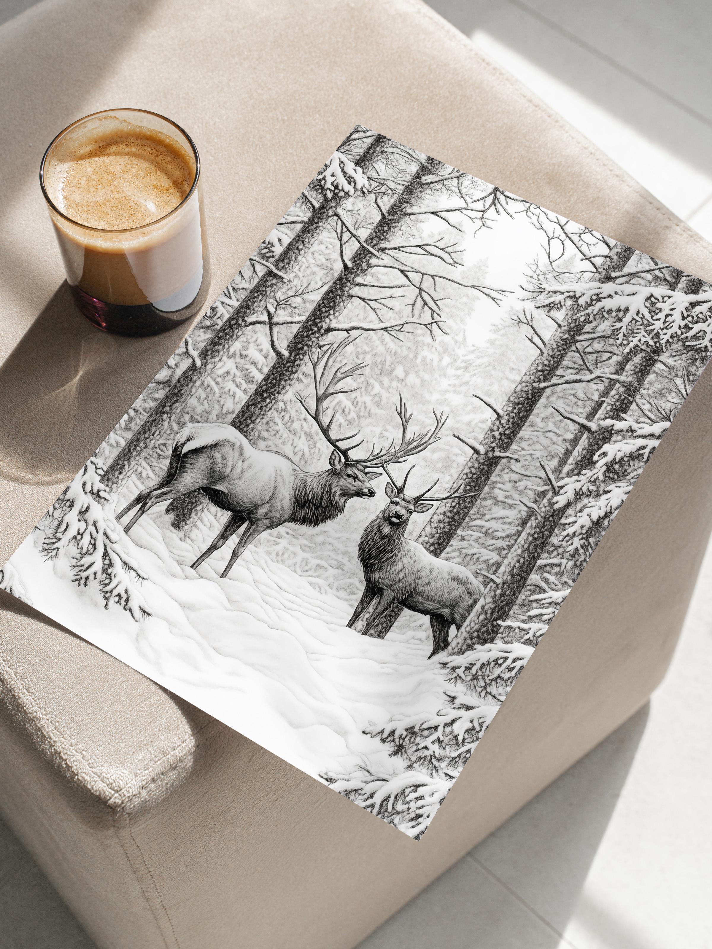 Çerçevesiz Poster, Duvar Posteri, HD Kalite Comfort Serisi, Yılbaşı Poster, NO:108810