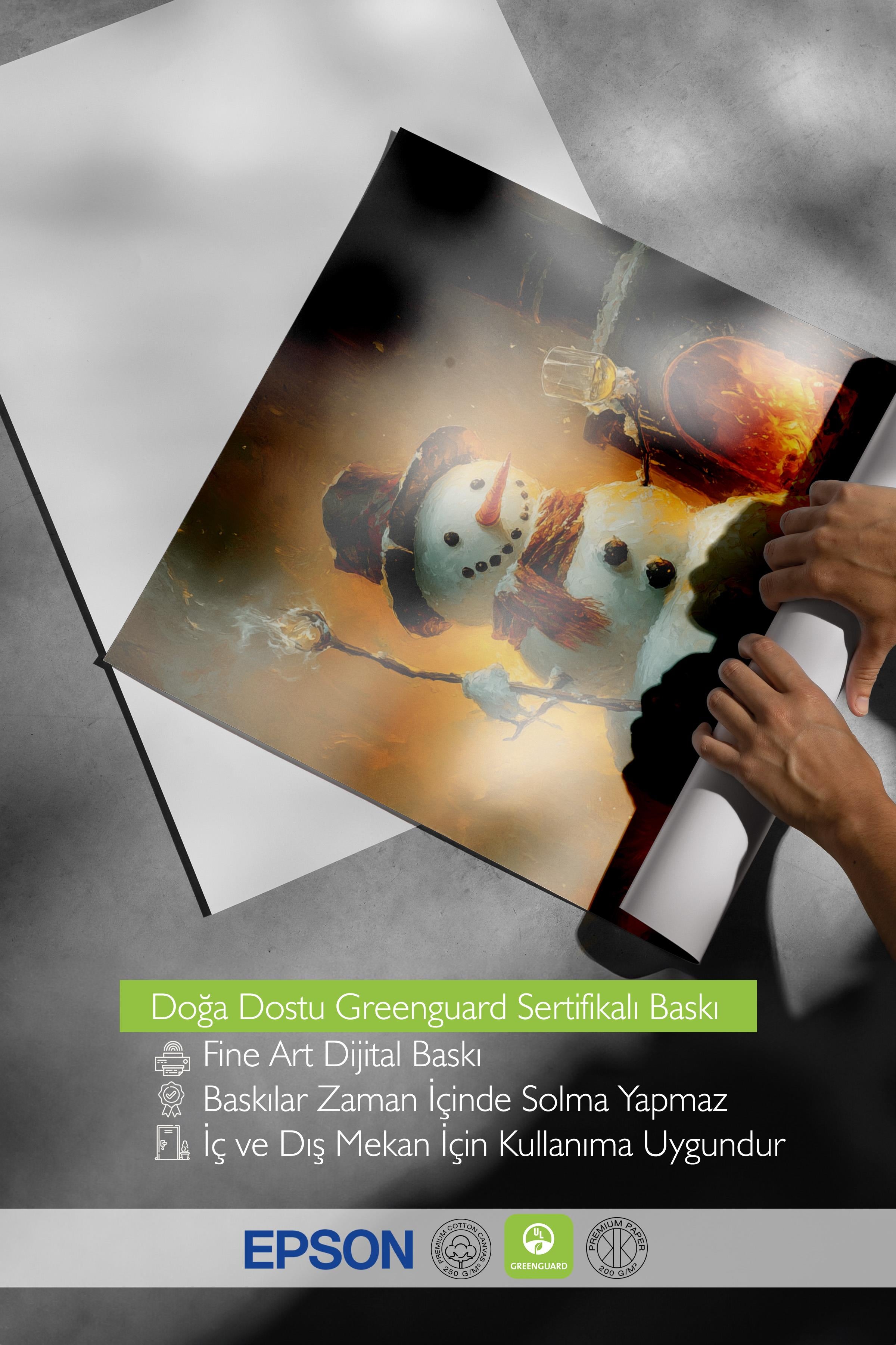 Çerçevesiz Poster, Duvar Posteri, HD Kalite Comfort Serisi, Yılbaşı Poster, NO:108813