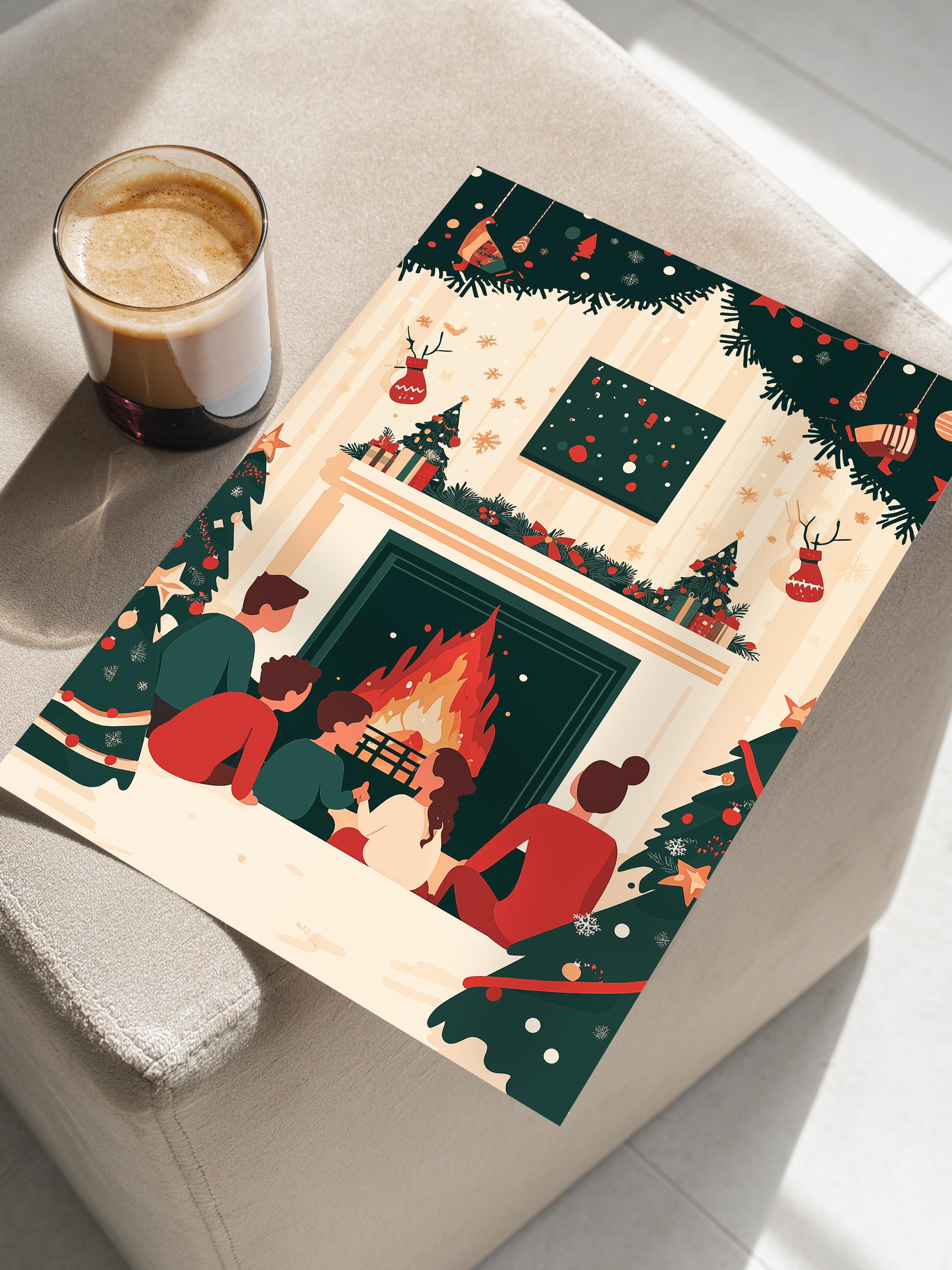 Çerçevesiz Poster, Duvar Posteri, HD Kalite Comfort Serisi, Yılbaşı Poster, NO:108815