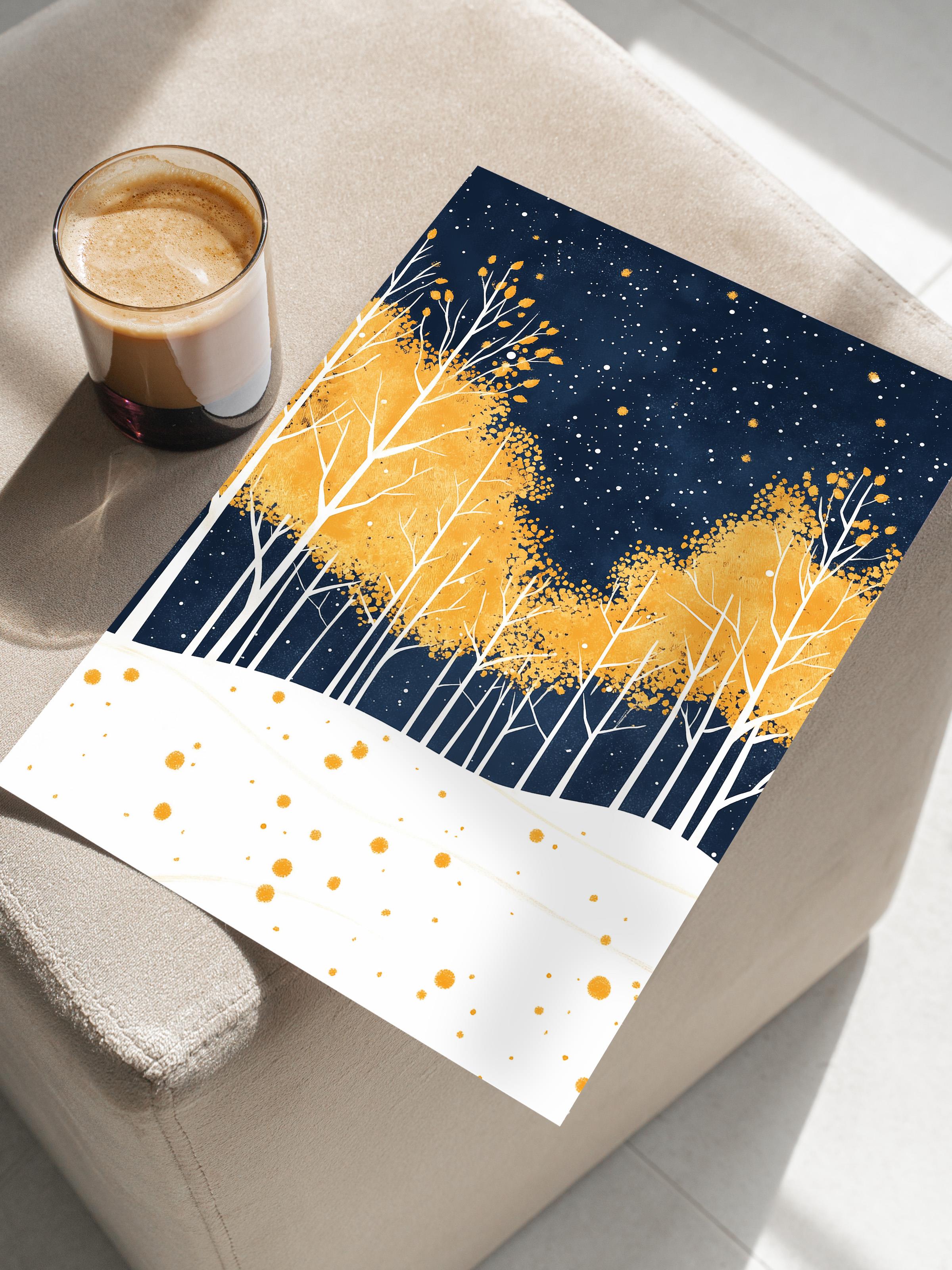 Çerçevesiz Poster, Duvar Posteri, HD Kalite Comfort Serisi, Yılbaşı Poster, NO:108816