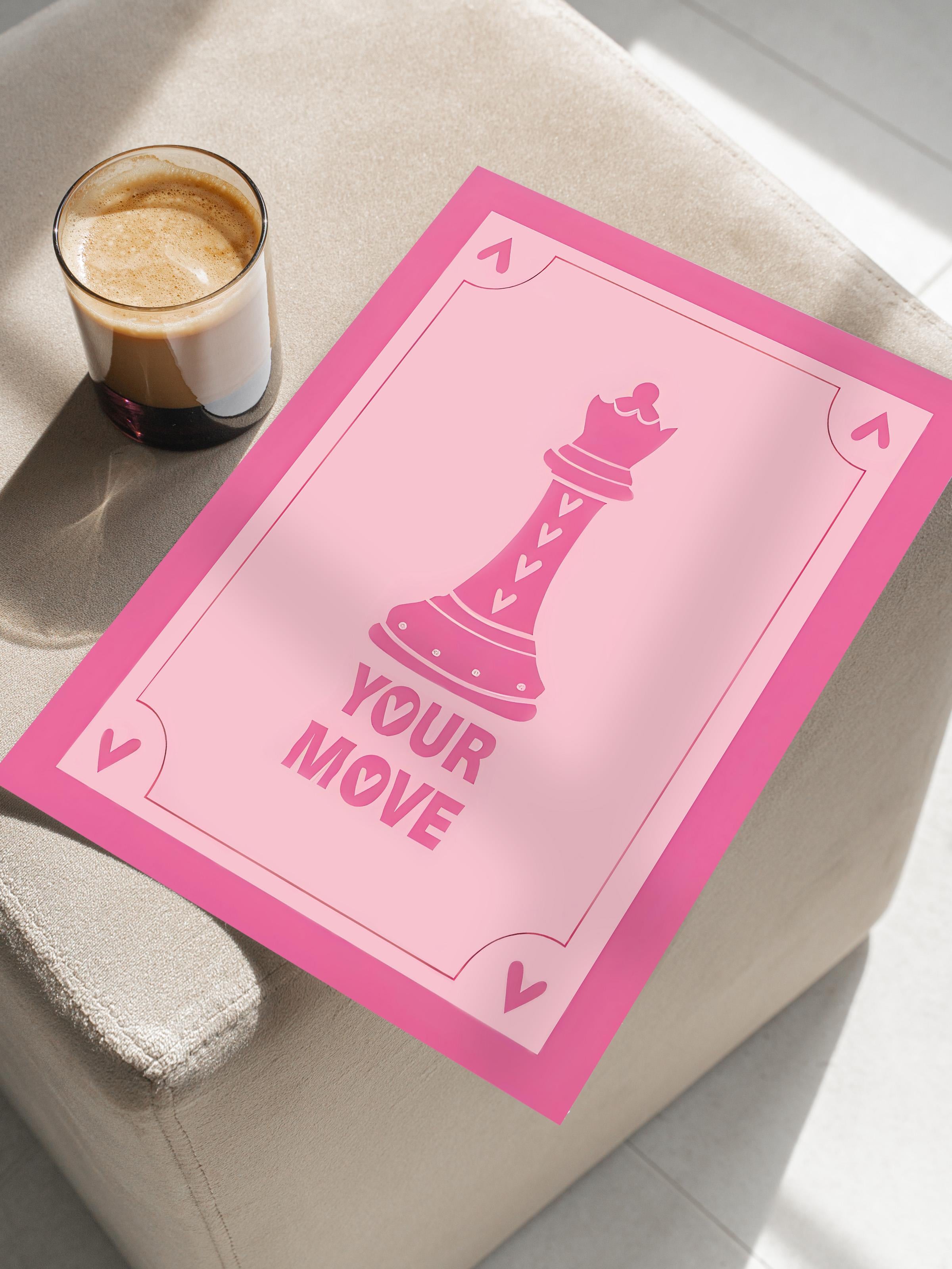 Çerçevesiz Poster, HD Kalite Duvar Posteri,Comfort Serisi, Your Move Poster, NO:108729