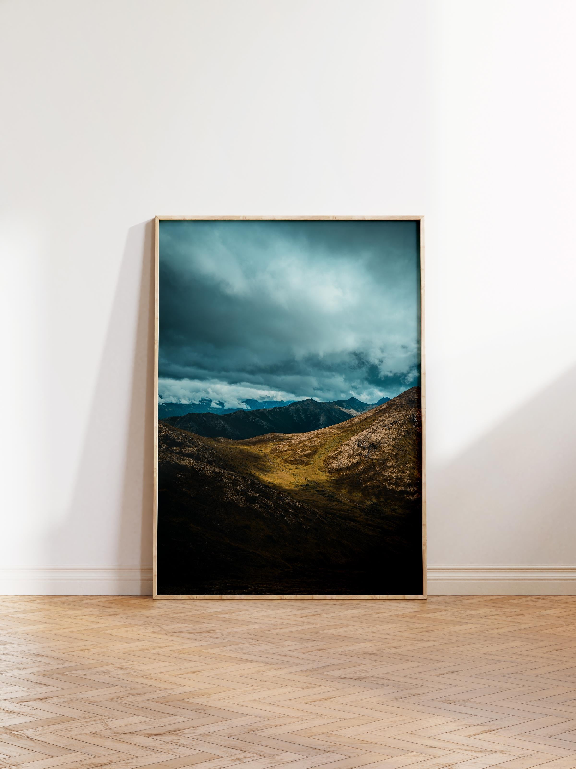 Çerçevesiz Poster Dağ No:15, Fotoğraf Baskısı, Salon, Mutfak, Oturma Odası, Hol Duvar Dekoru Poster