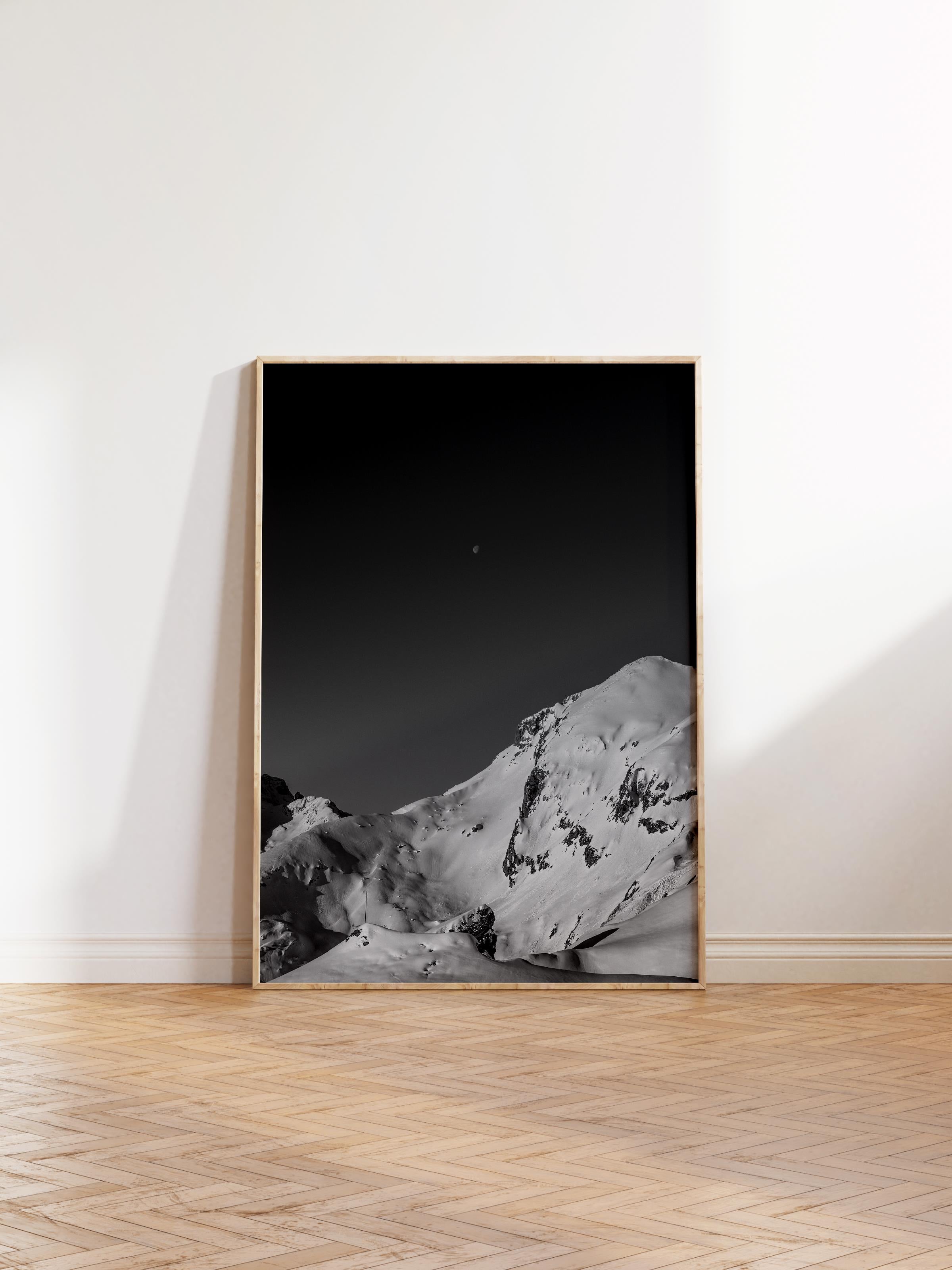 Çerçevesiz Poster Dağ No:2, Fotoğraf Baskısı, Salon, Mutfak, Oturma Odası, Hol Duvar Dekoru Poster