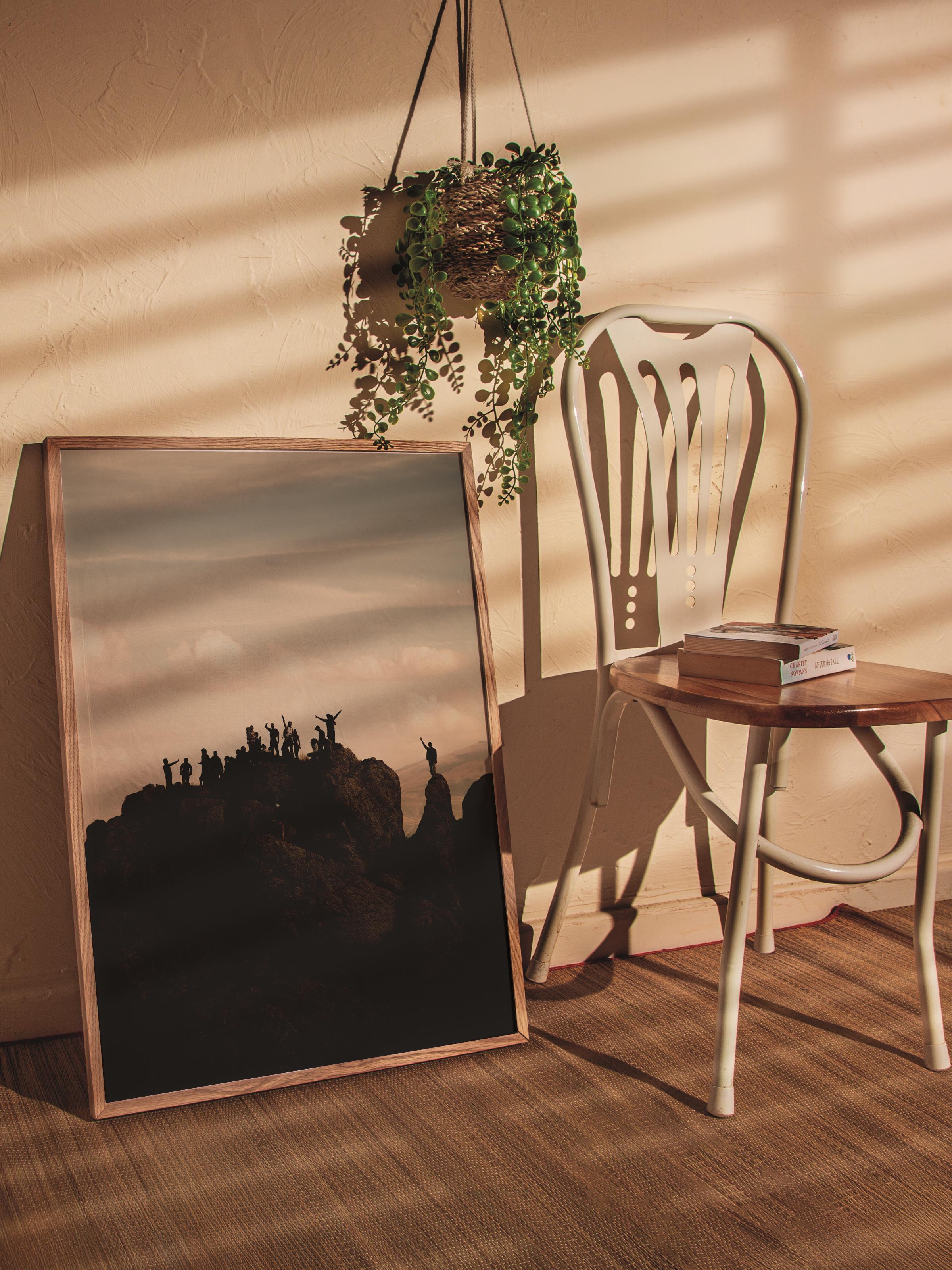 Çerçevesiz Poster Dağ No:20, Fotoğraf Baskısı, Salon, Mutfak, Oturma Odası, Hol Duvar Dekoru Poster
