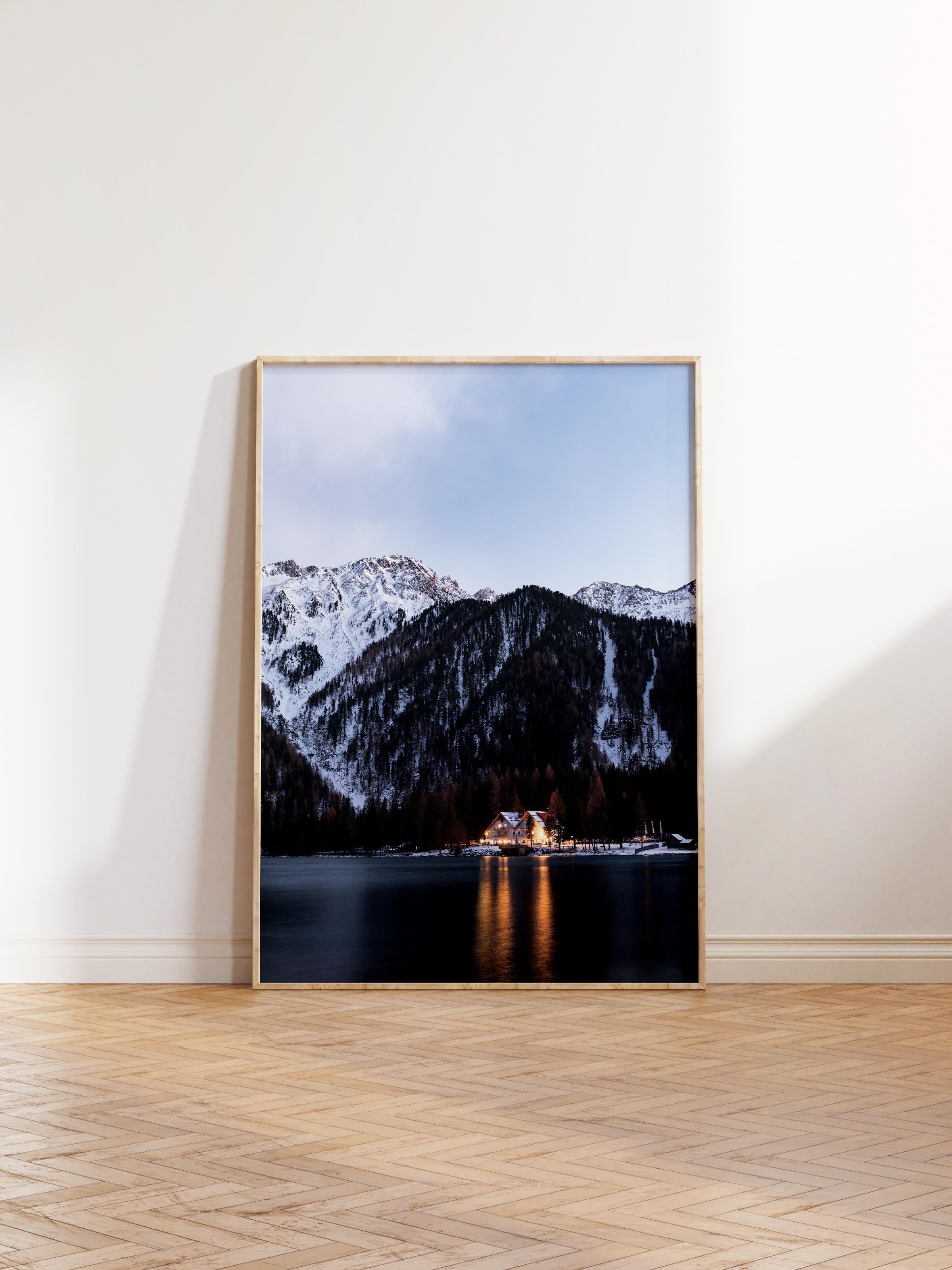Çerçevesiz Poster Dağ No:21, Fotoğraf Baskısı, Salon, Mutfak, Oturma Odası, Hol Duvar Dekoru Poster
