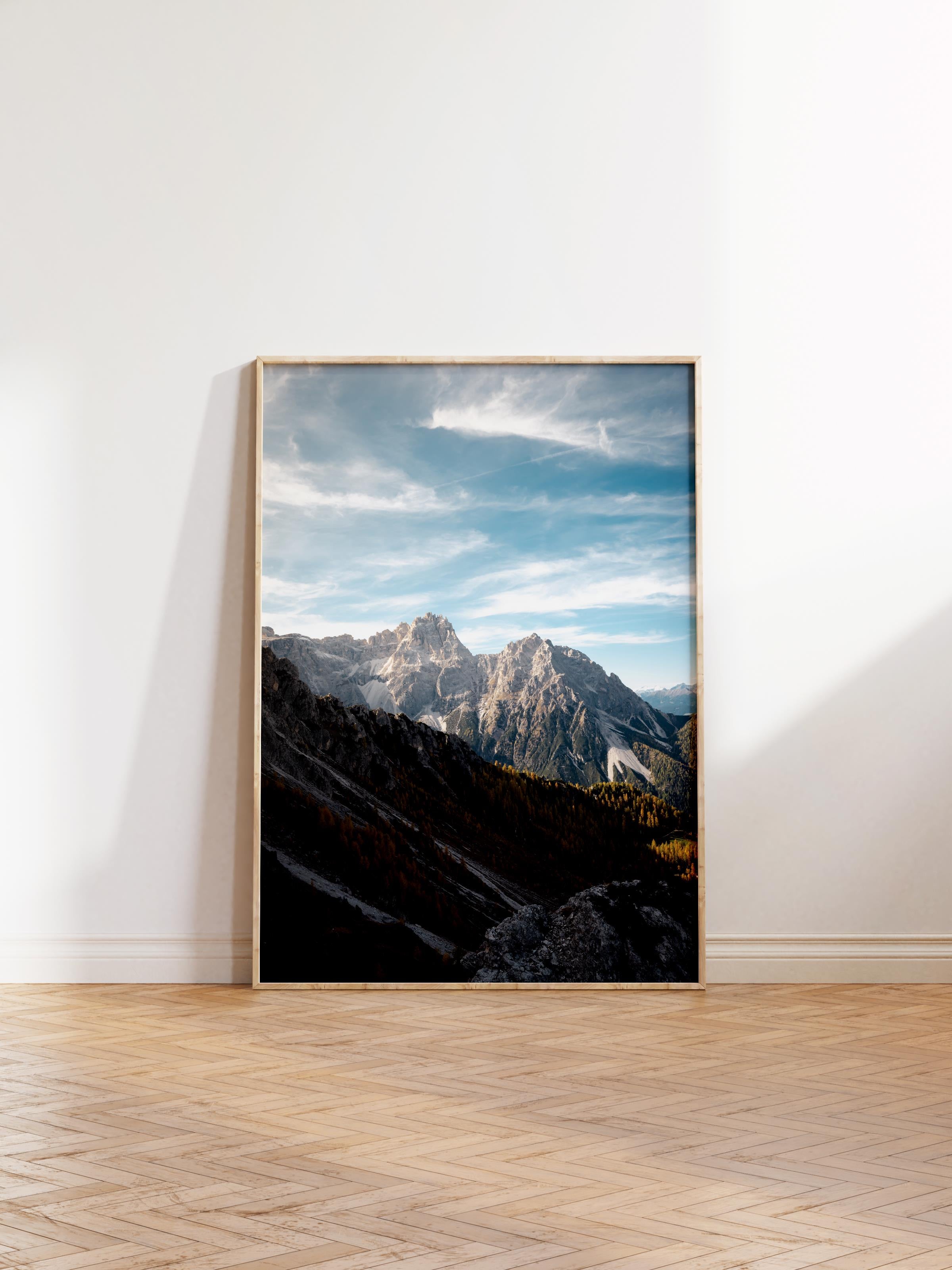 Çerçevesiz Poster Dağ No:23, Fotoğraf Baskısı, Salon, Mutfak, Oturma Odası, Hol Duvar Dekoru Poster