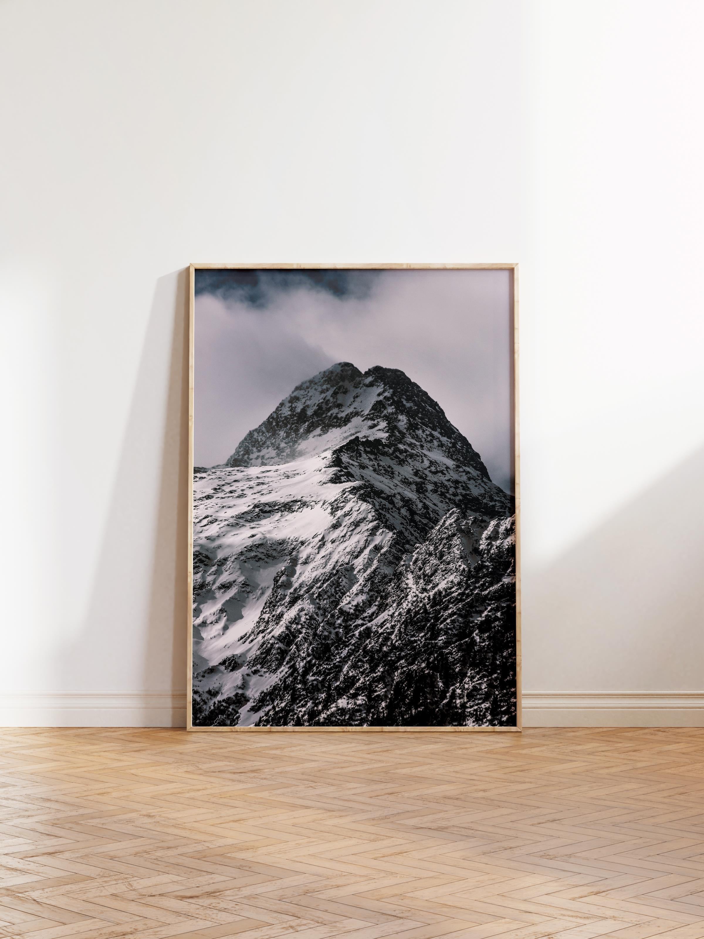 Çerçevesiz Poster Dağ No:25, Fotoğraf Baskısı, Salon, Mutfak, Oturma Odası, Hol Duvar Dekoru Poster