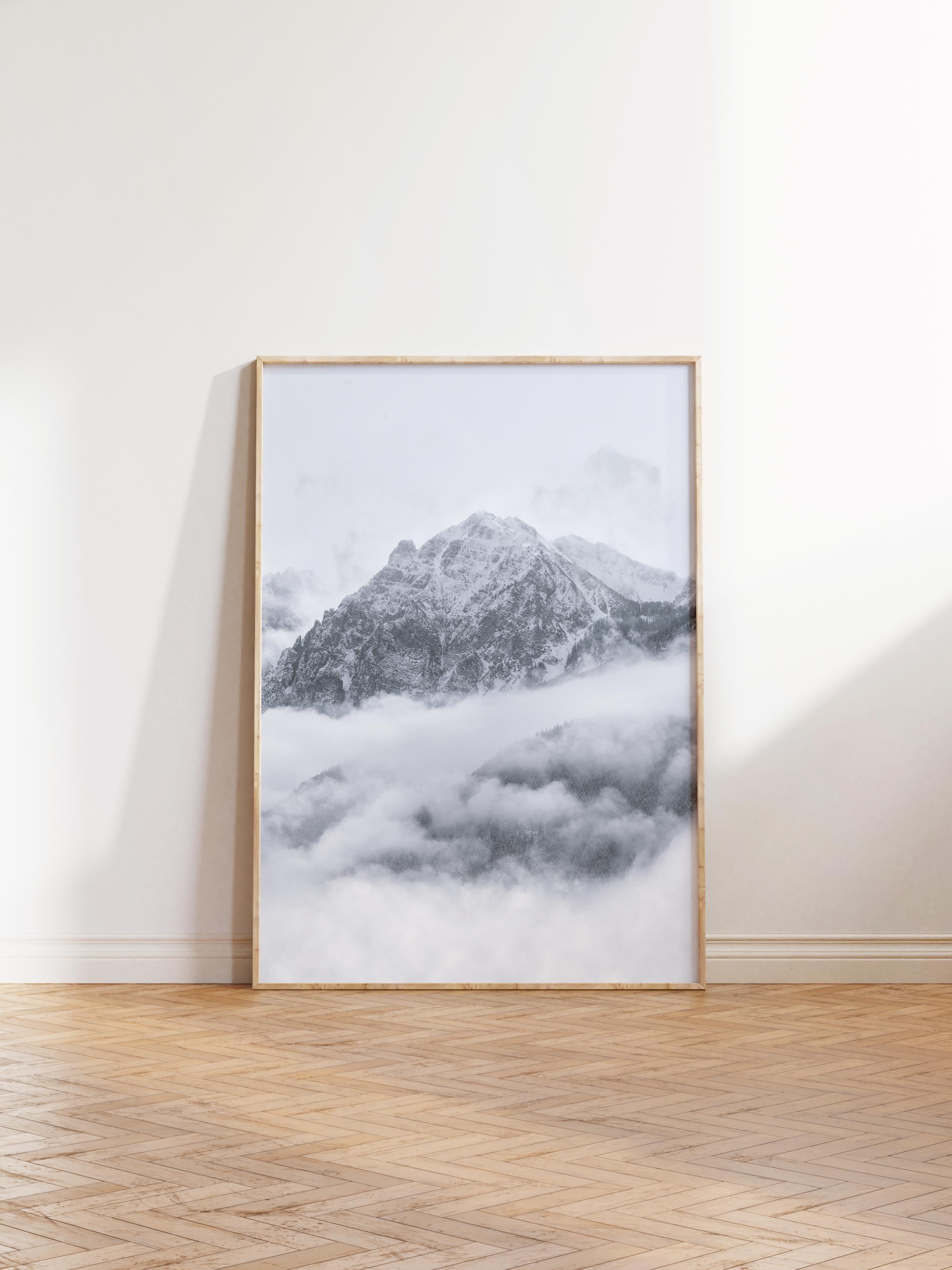 Çerçevesiz Poster Dağ No:31, Fotoğraf Baskısı, Salon, Mutfak, Oturma Odası, Hol Duvar Dekoru Poster