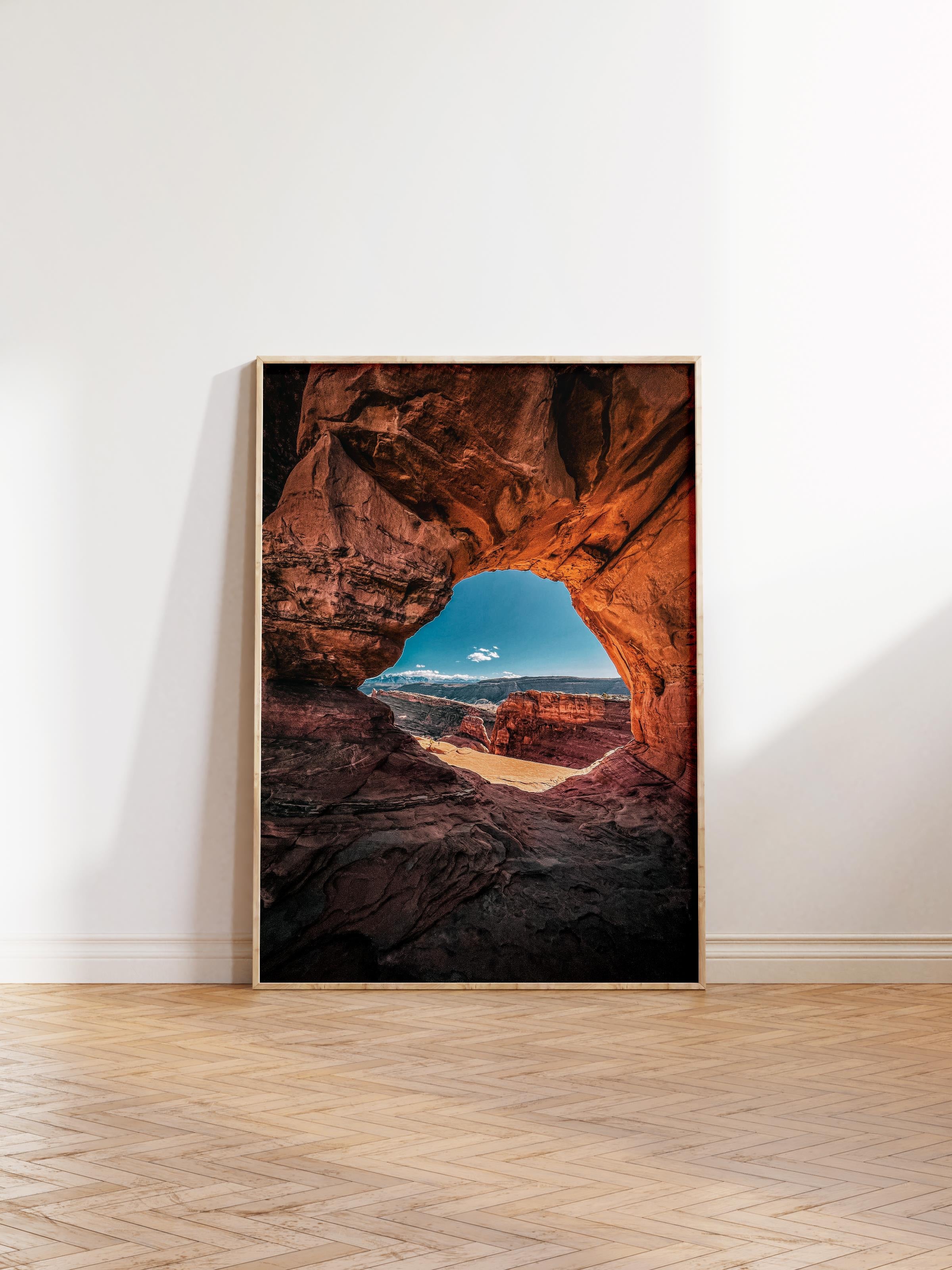 Çerçevesiz Poster Dağ No:35, Fotoğraf Baskısı, Salon, Mutfak, Oturma Odası, Hol Duvar Dekoru Poster