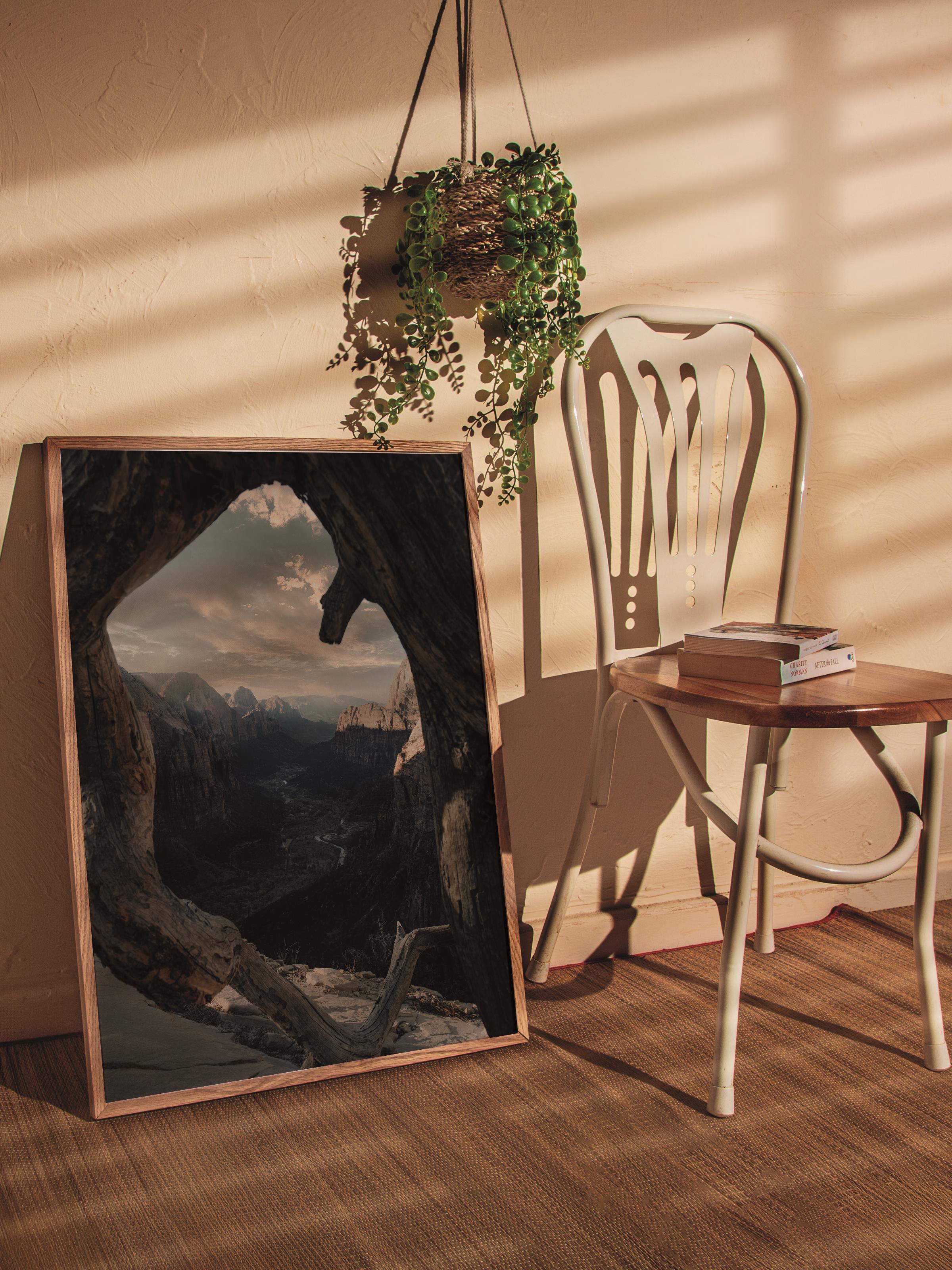 Çerçevesiz Poster Dağ No:39, Fotoğraf Baskısı, Salon, Mutfak, Oturma Odası, Hol Duvar Dekoru Poster