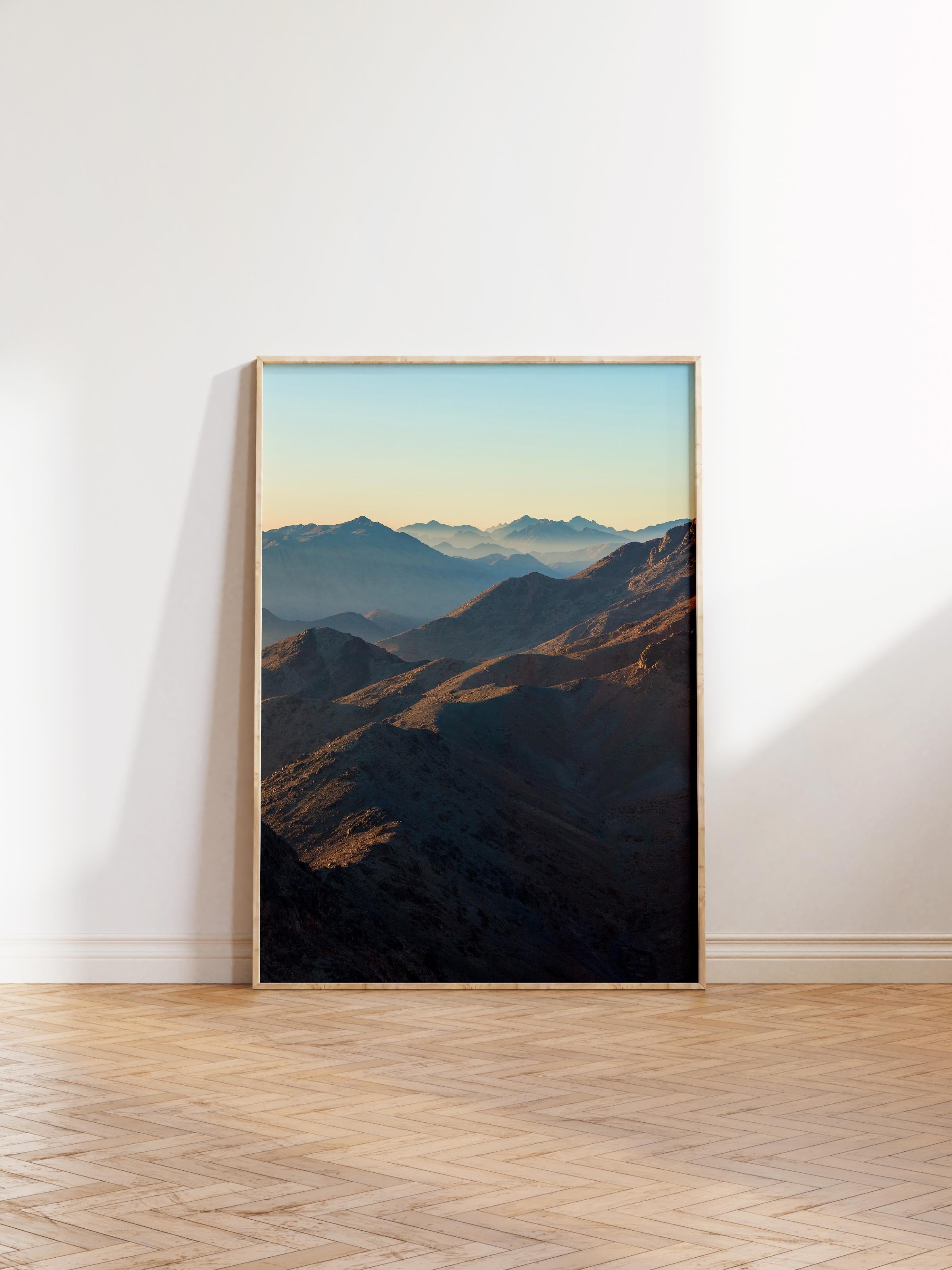 Çerçevesiz Poster Dağ No:4, Fotoğraf Baskısı, Salon, Mutfak, Oturma Odası, Hol Duvar Dekoru Poster