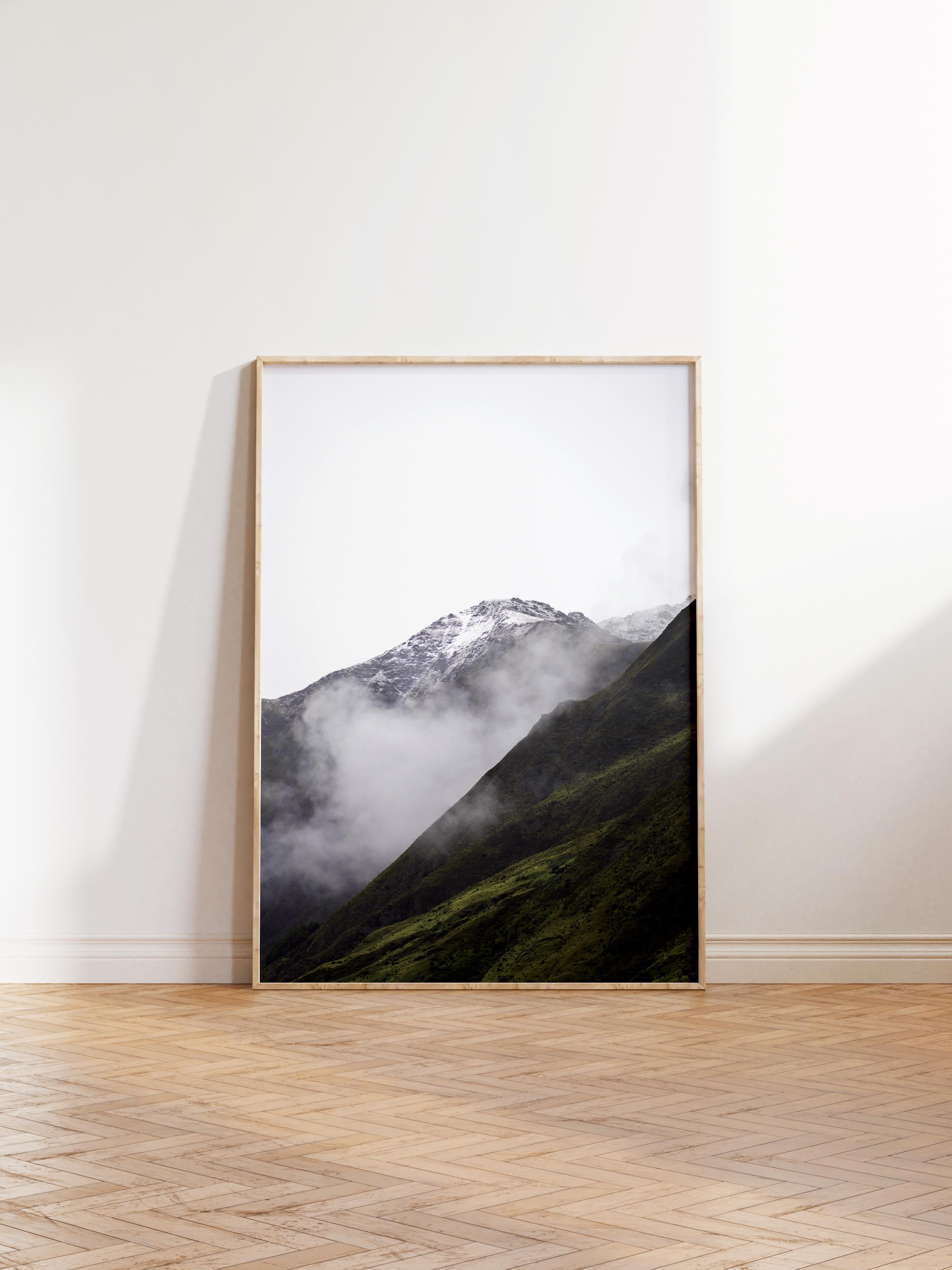 Çerçevesiz Poster Dağ No:42, Fotoğraf Baskısı, Salon, Mutfak, Oturma Odası, Hol Duvar Dekoru Poster