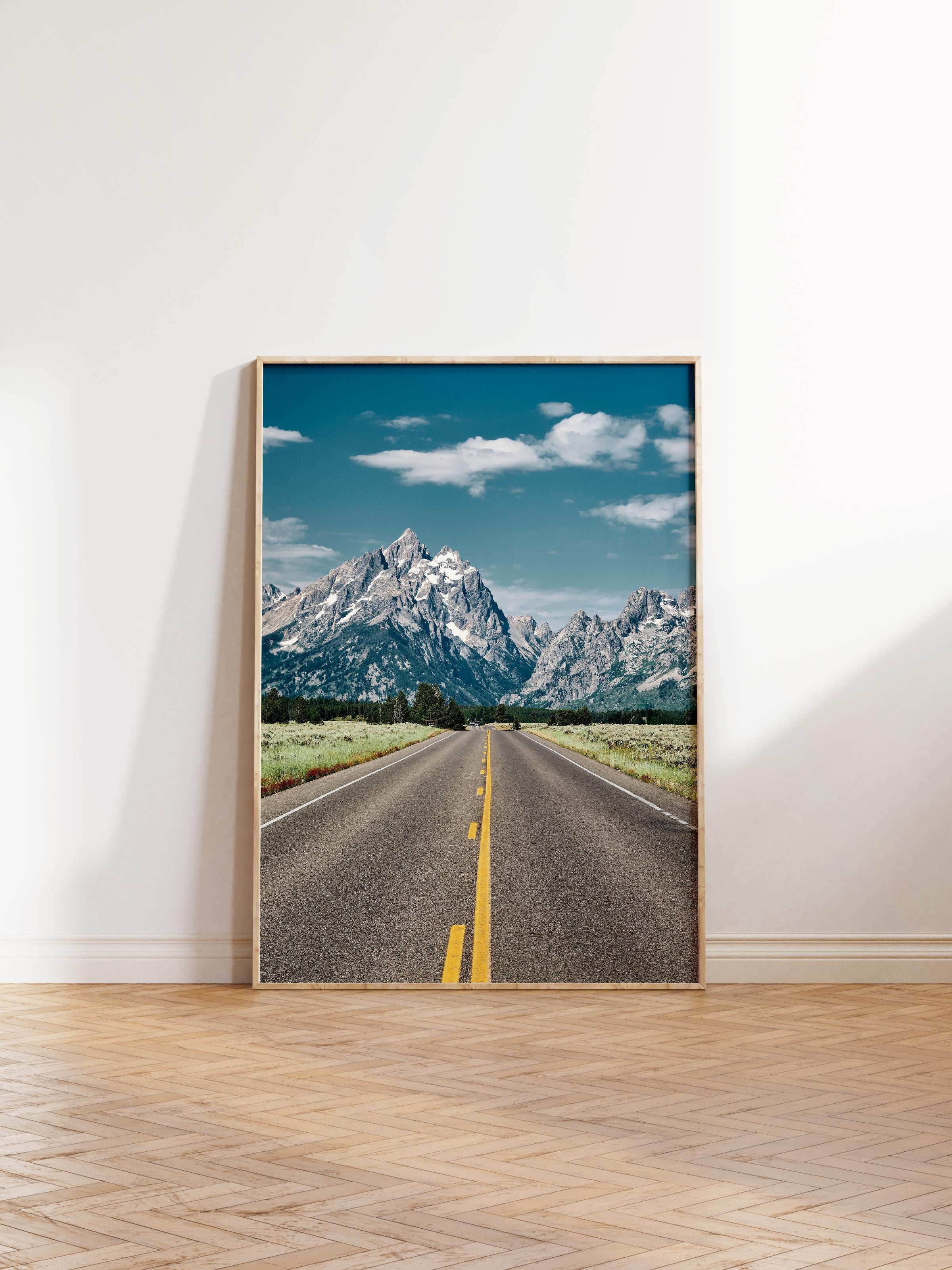 Çerçevesiz Poster Dağ No:43, Fotoğraf Baskısı, Salon, Mutfak, Oturma Odası, Hol Duvar Dekoru Poster