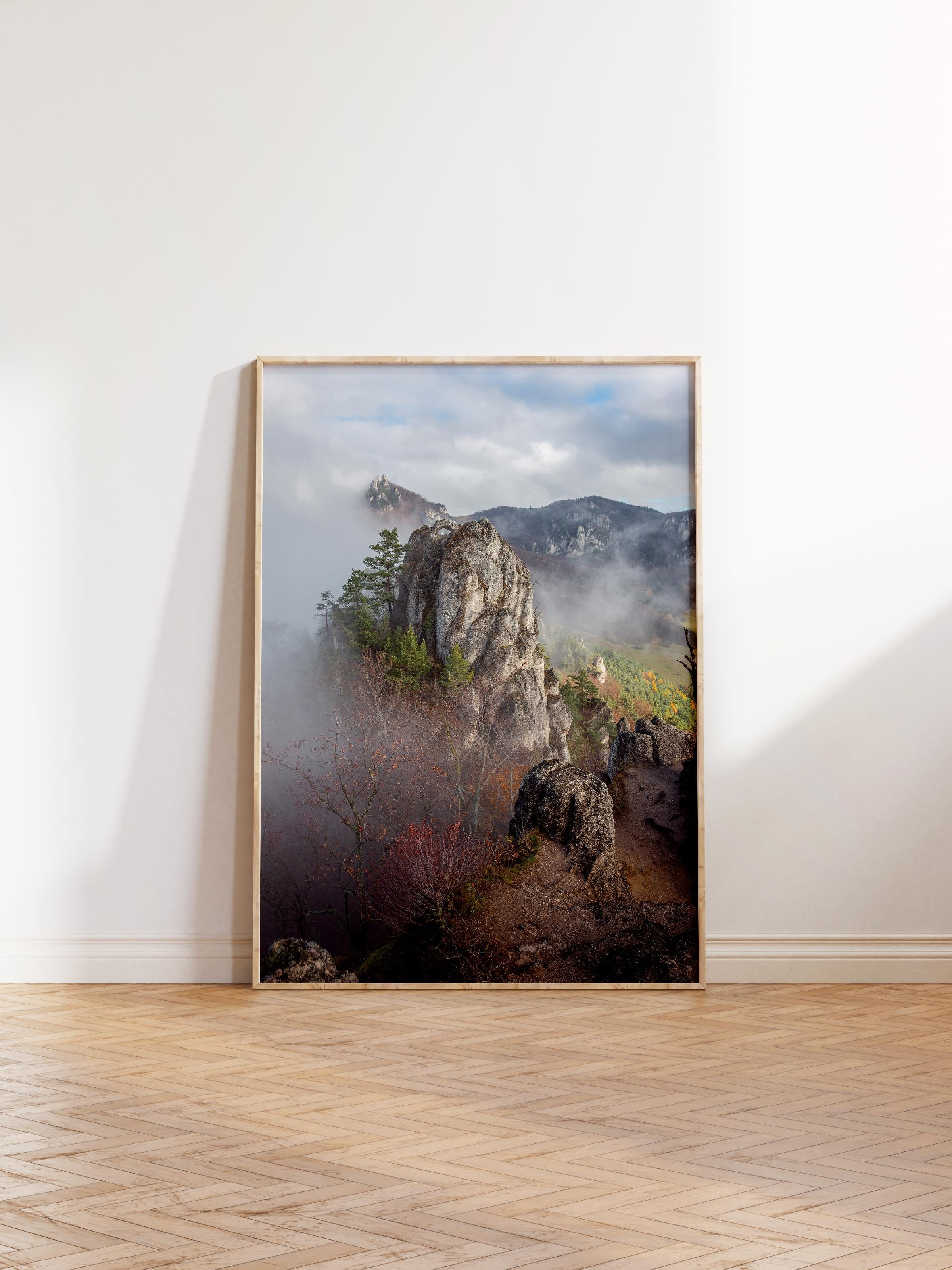 Çerçevesiz Poster Dağ No:44, Fotoğraf Baskısı, Salon, Mutfak, Oturma Odası, Hol Duvar Dekoru Poster