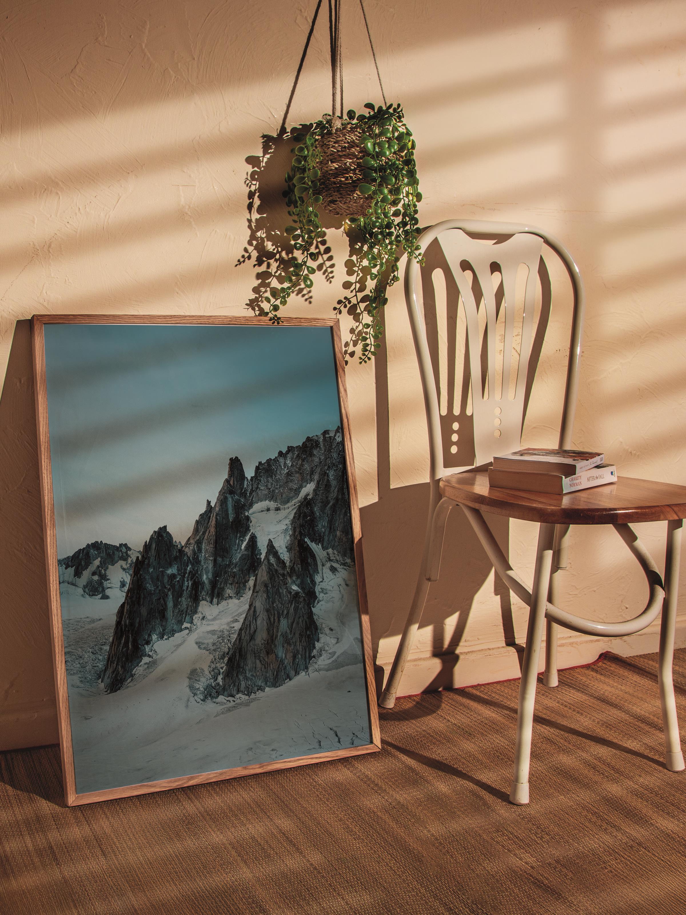 Çerçevesiz Poster Dağ No:47, Fotoğraf Baskısı, Salon, Mutfak, Oturma Odası, Hol Duvar Dekoru Poster