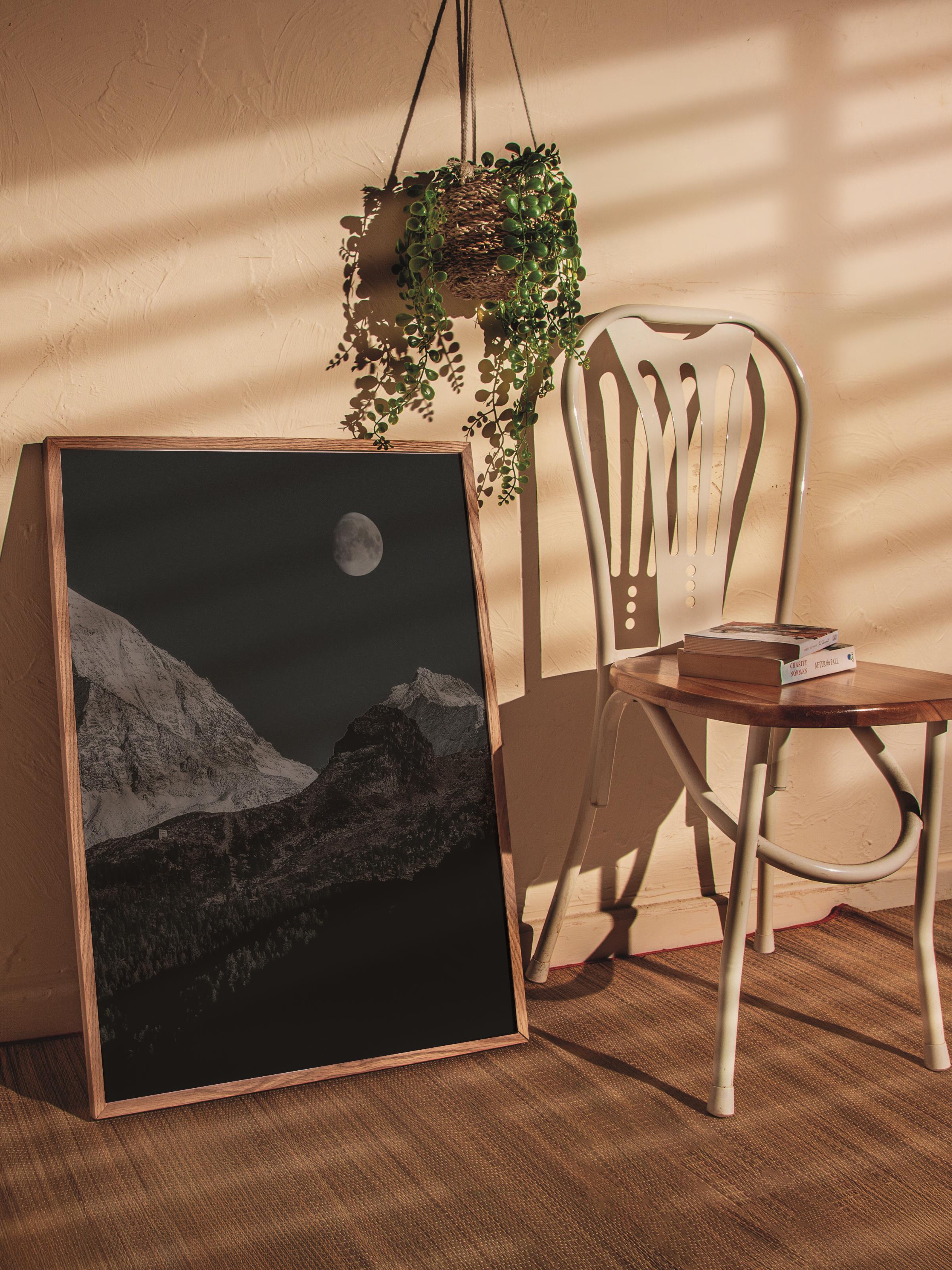 Çerçevesiz Poster Dağ No:50, Fotoğraf Baskısı, Salon, Mutfak, Oturma Odası, Hol Duvar Dekoru Poster