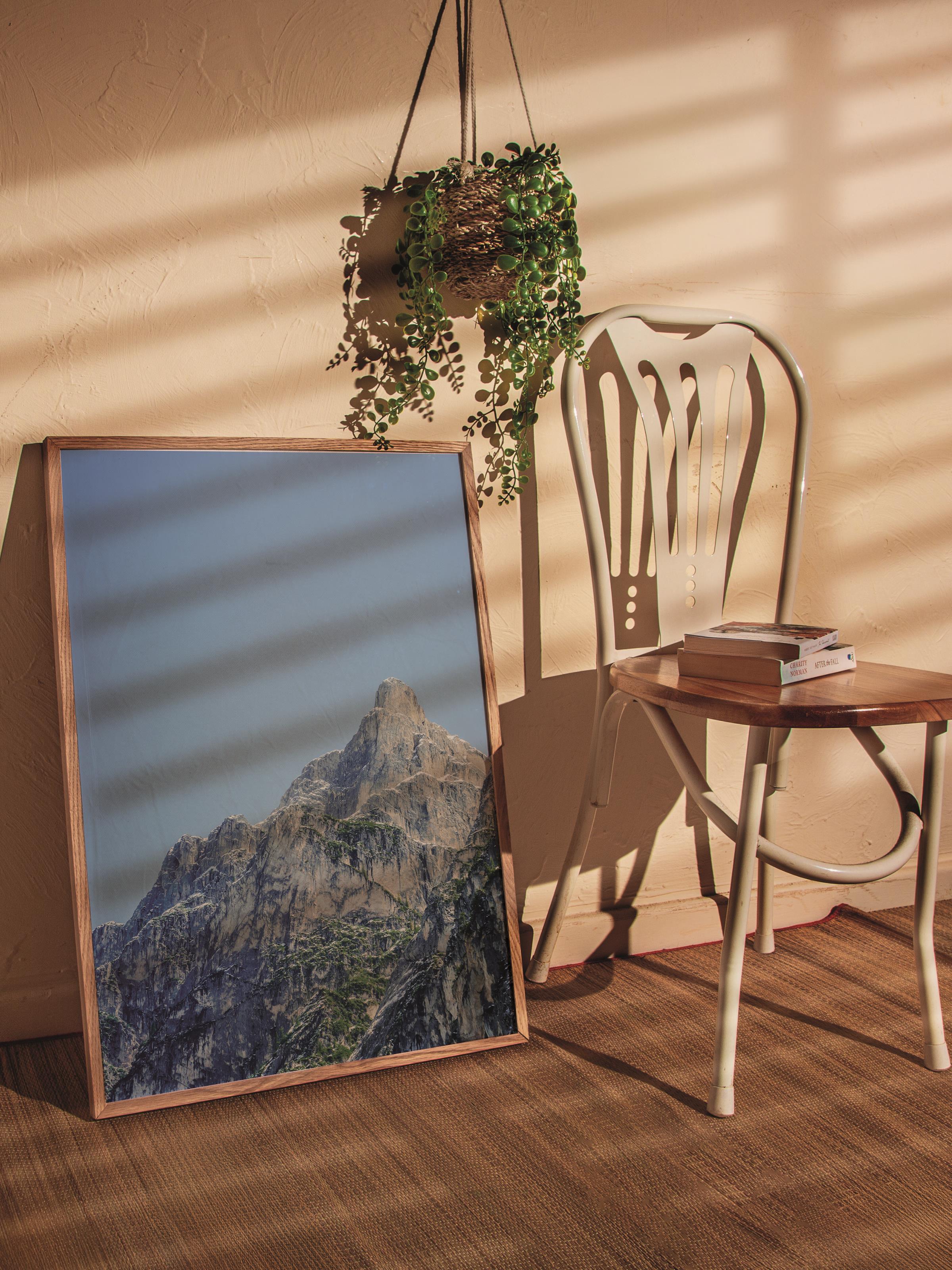 Çerçevesiz Poster Dağ No:8, Fotoğraf Baskısı, Salon, Mutfak, Oturma Odası, Hol Duvar Dekoru Poster