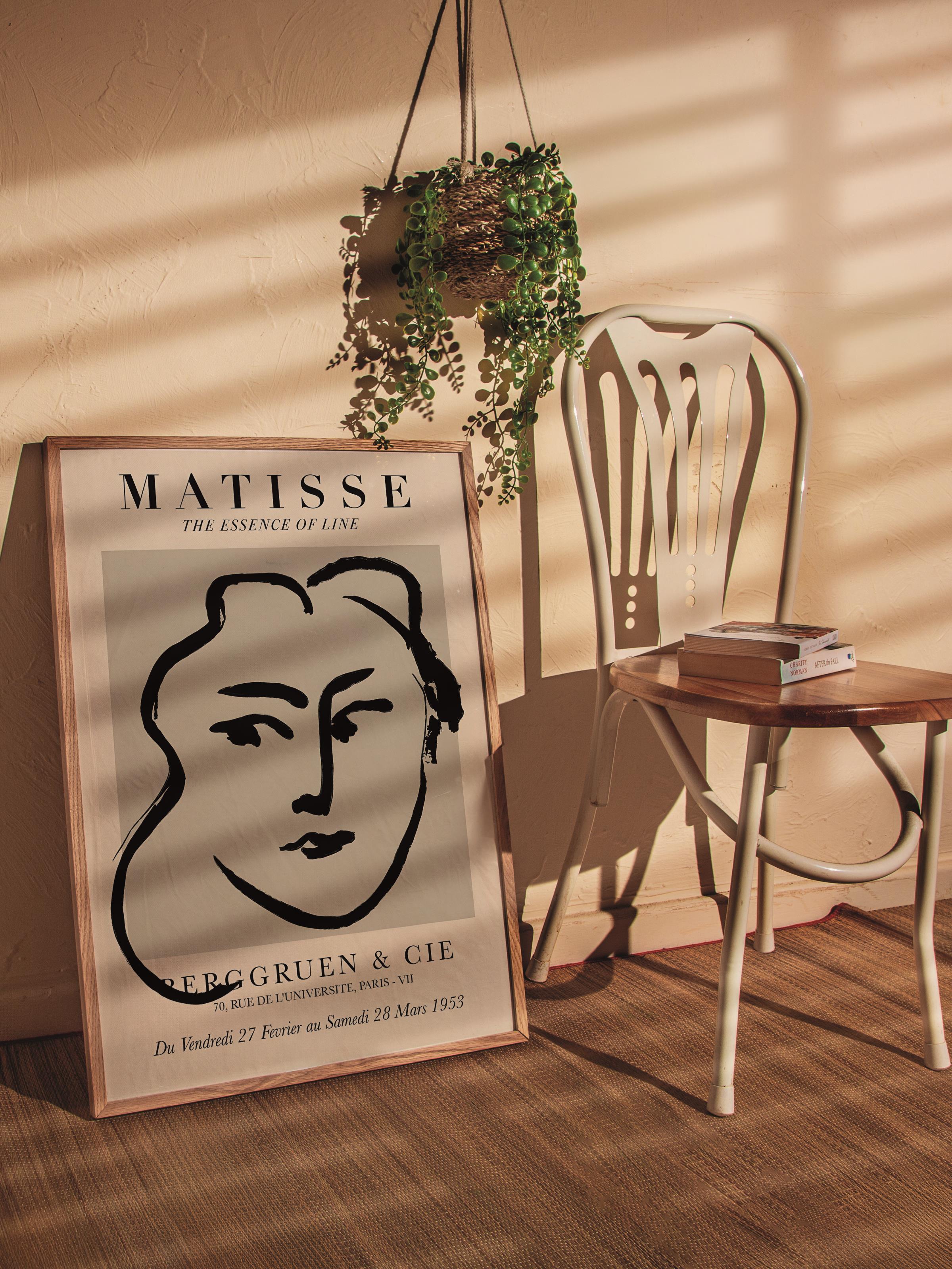 Çerçevesiz Poster, İllüstrasyon Çizim Poster - Henri Matisse Pastel, Duvar Posteri, HD Baskı, Kalın Arşivsel Sanat Kağıdı