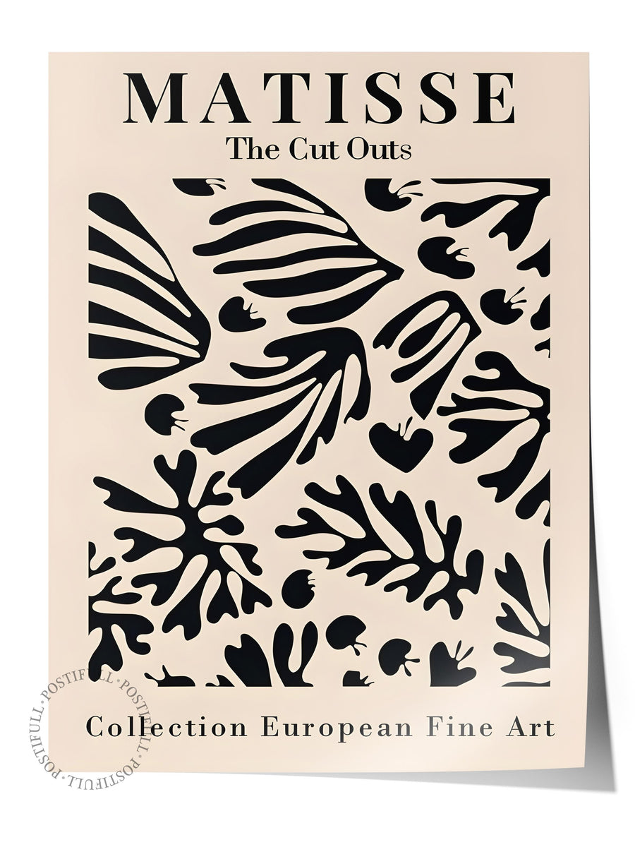 Matisse The Cut Outs İllüstrasyon Çerçevesiz Poster