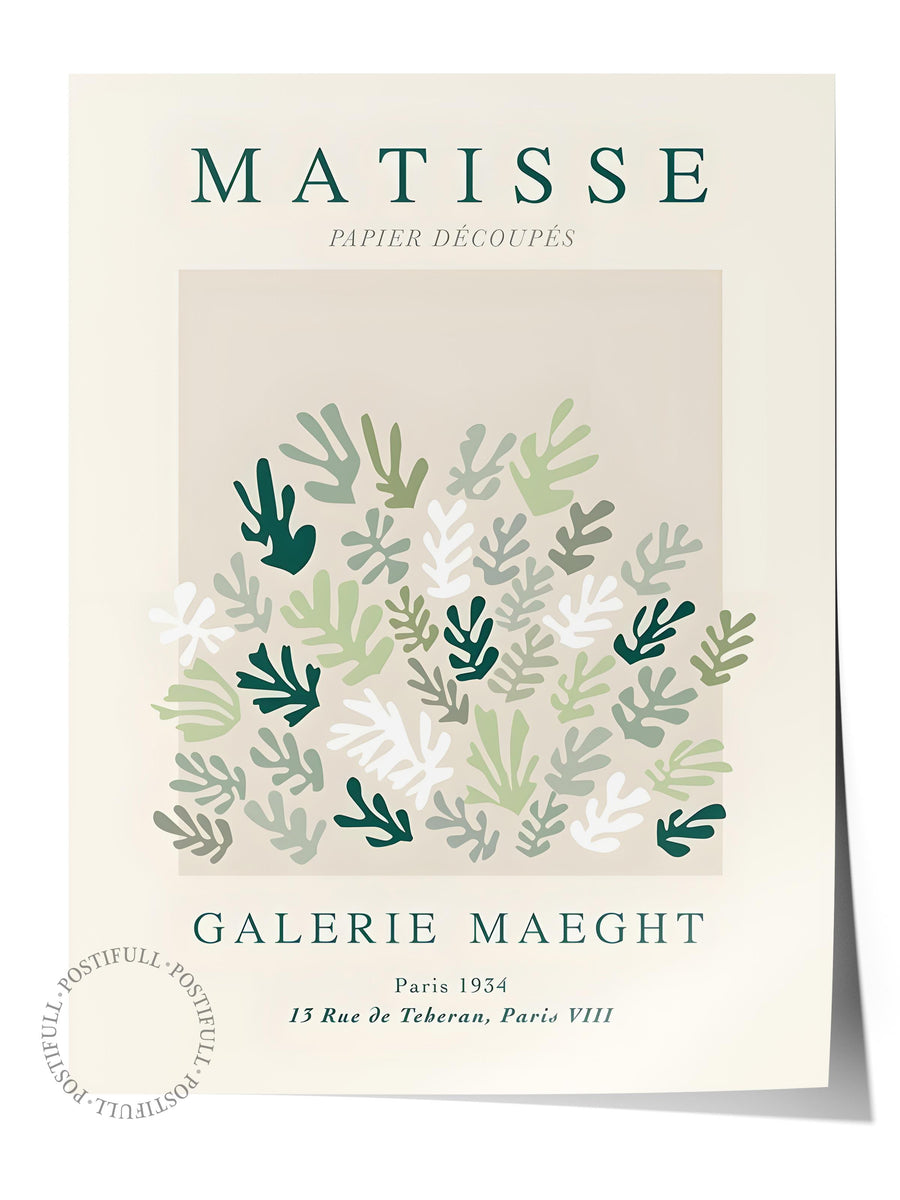 Farklı Tonlarda MATISSE İllüstrasyon Çerçevesiz Poster