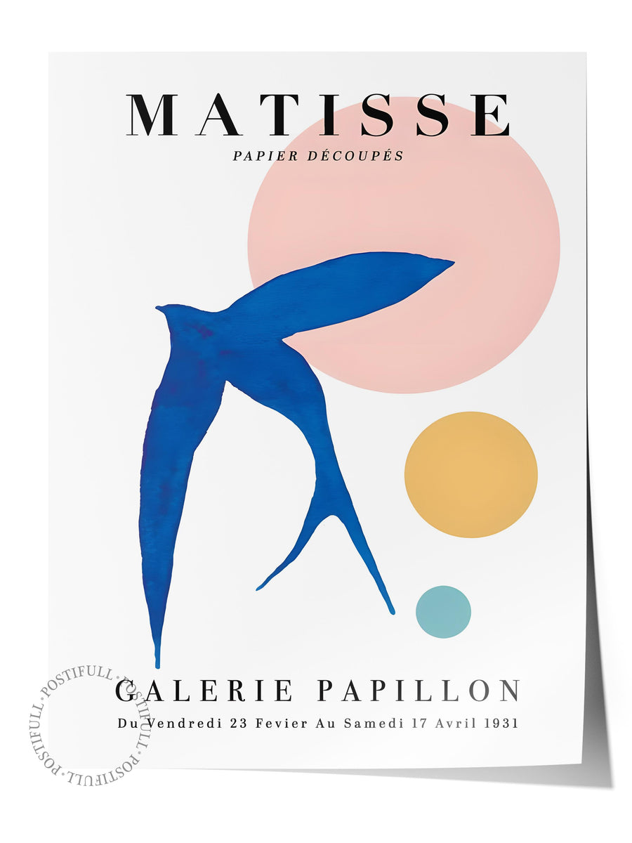 Farklı Tonlarda MATISSE PAPIER DÉCOUPÉS Çerçevesiz Poster