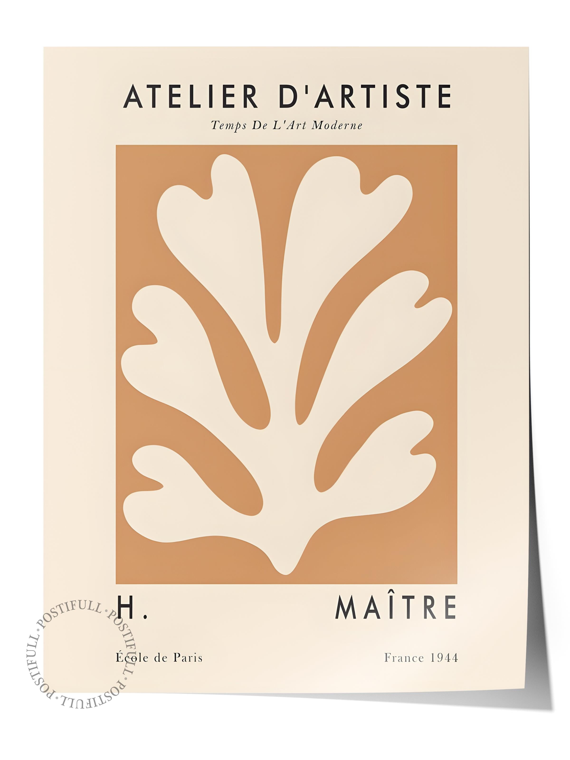 Çerçevesiz Poster, İllüstrasyon Çizim Poster - Henri Matisse Pastel, Duvar Posteri, HD Baskı, Kalın Arşivsel Sanat Kağıdı
