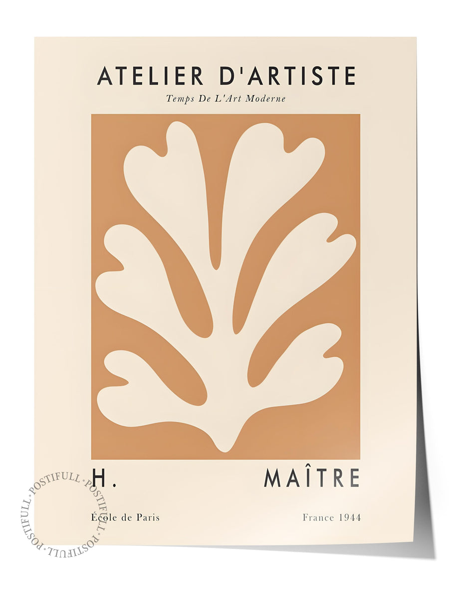 ATELIER D'ARTISTE İllüstrasyon Çerçevesiz Poster