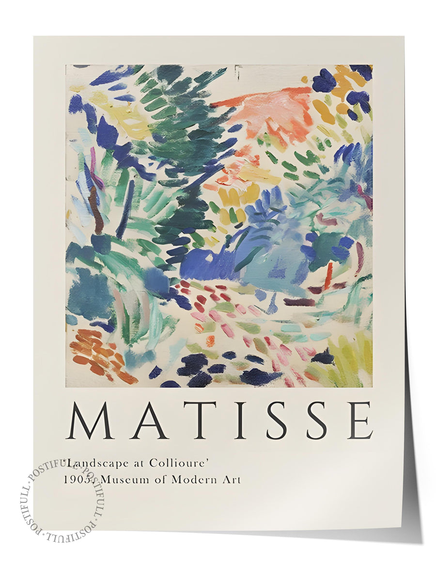 Landscape at Collioure İllüstrasyon Çerçevesiz Poster