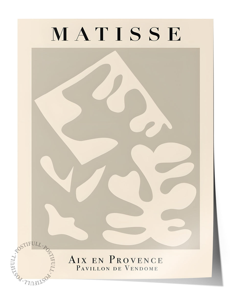 MATISSE Aix en Provence Pavillon de Vendome İllüstrasyon Çerçevesiz Poster