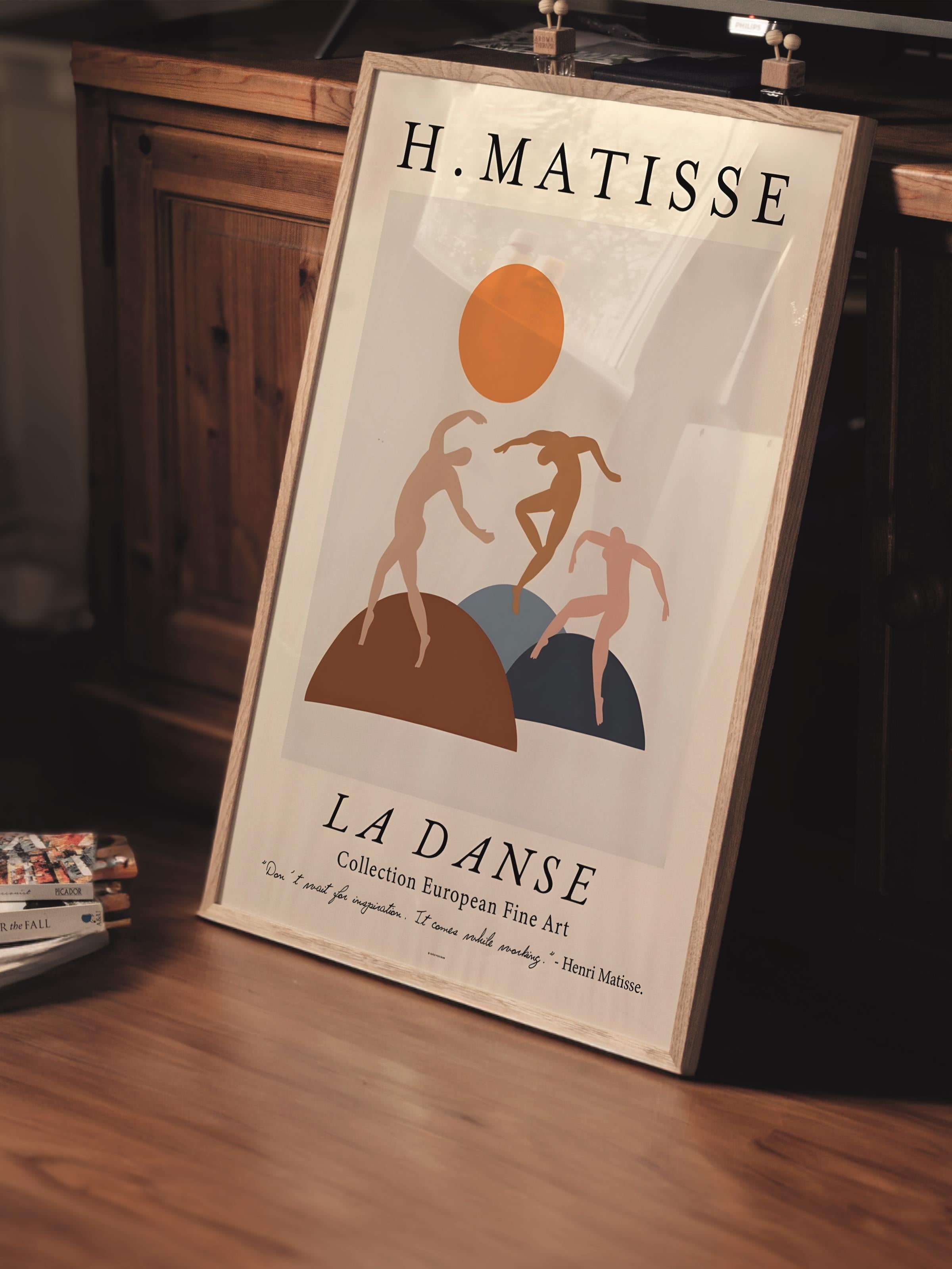 Çerçevesiz Poster, İllüstrasyon Çizim Poster - Pastel Matisse, Duvar Posteri, Duvar Dekoru, HD Baskı, Kalın Arşivsel Sanat Kağıdı