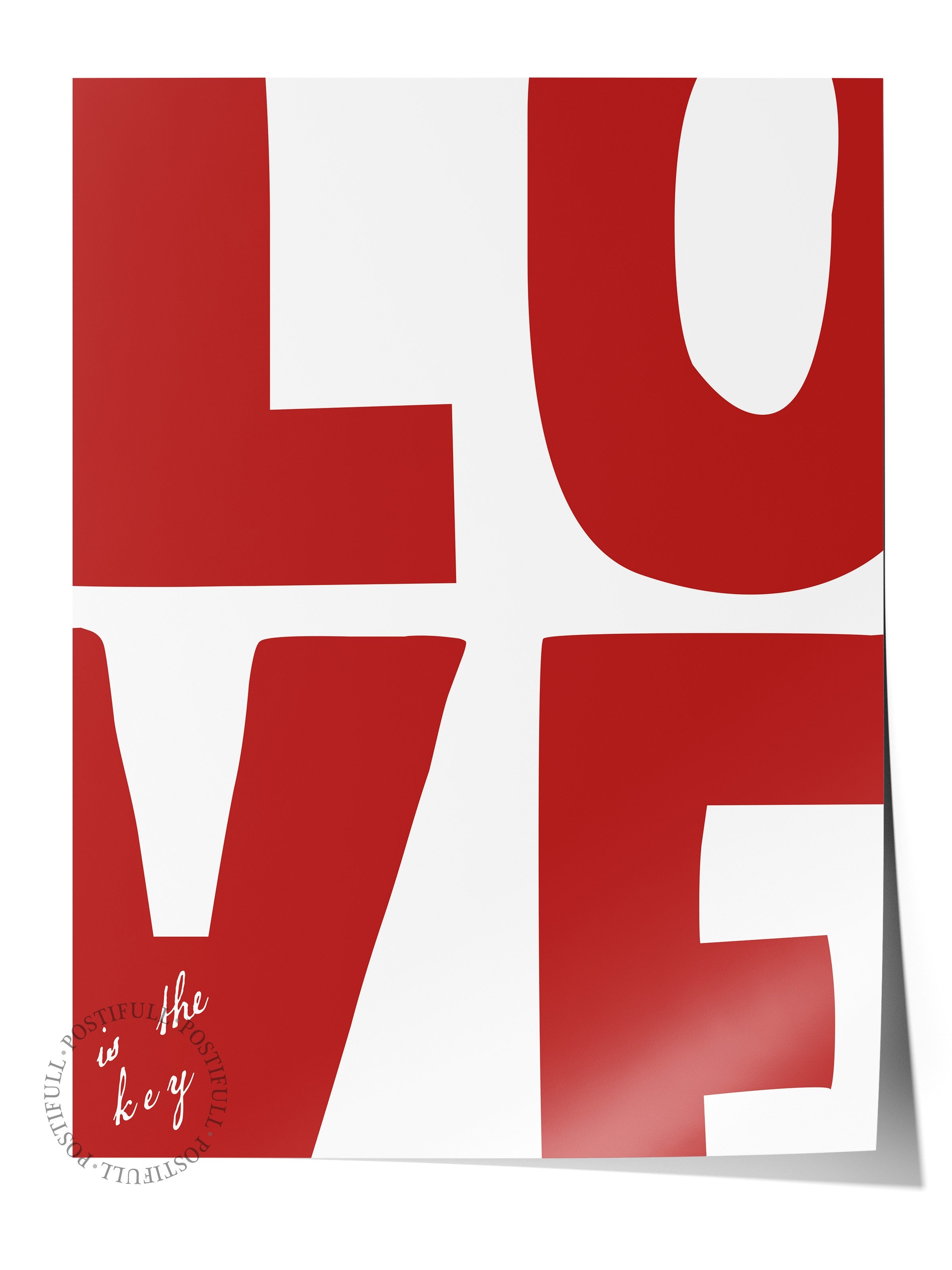 Çerçevesiz Poster, love, Comfort Serisi Duvar Posteri, NO:108924