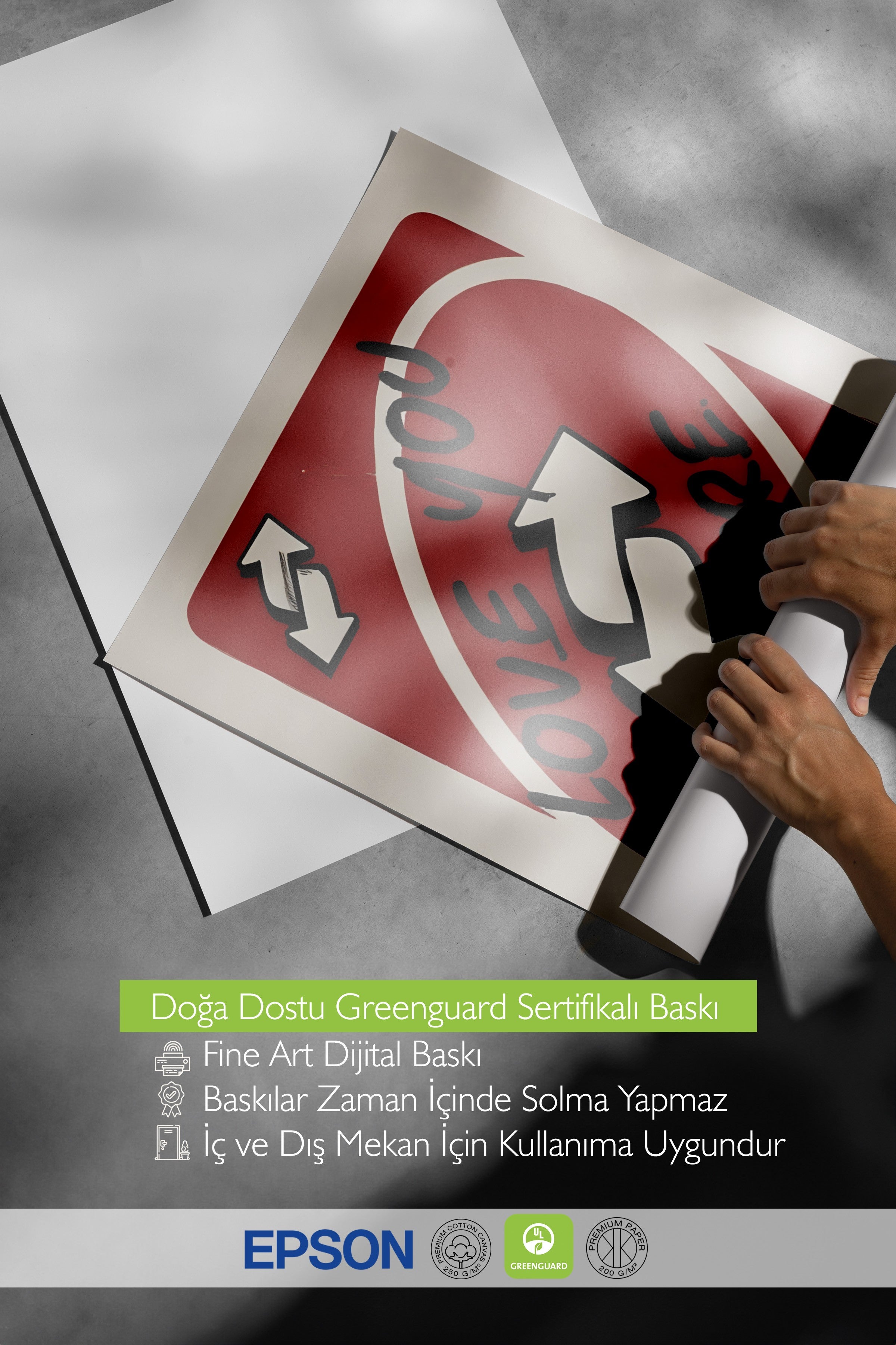 Çerçevesiz Poster, Love You More, Comfort Serisi Duvar Posteri, NO:108936