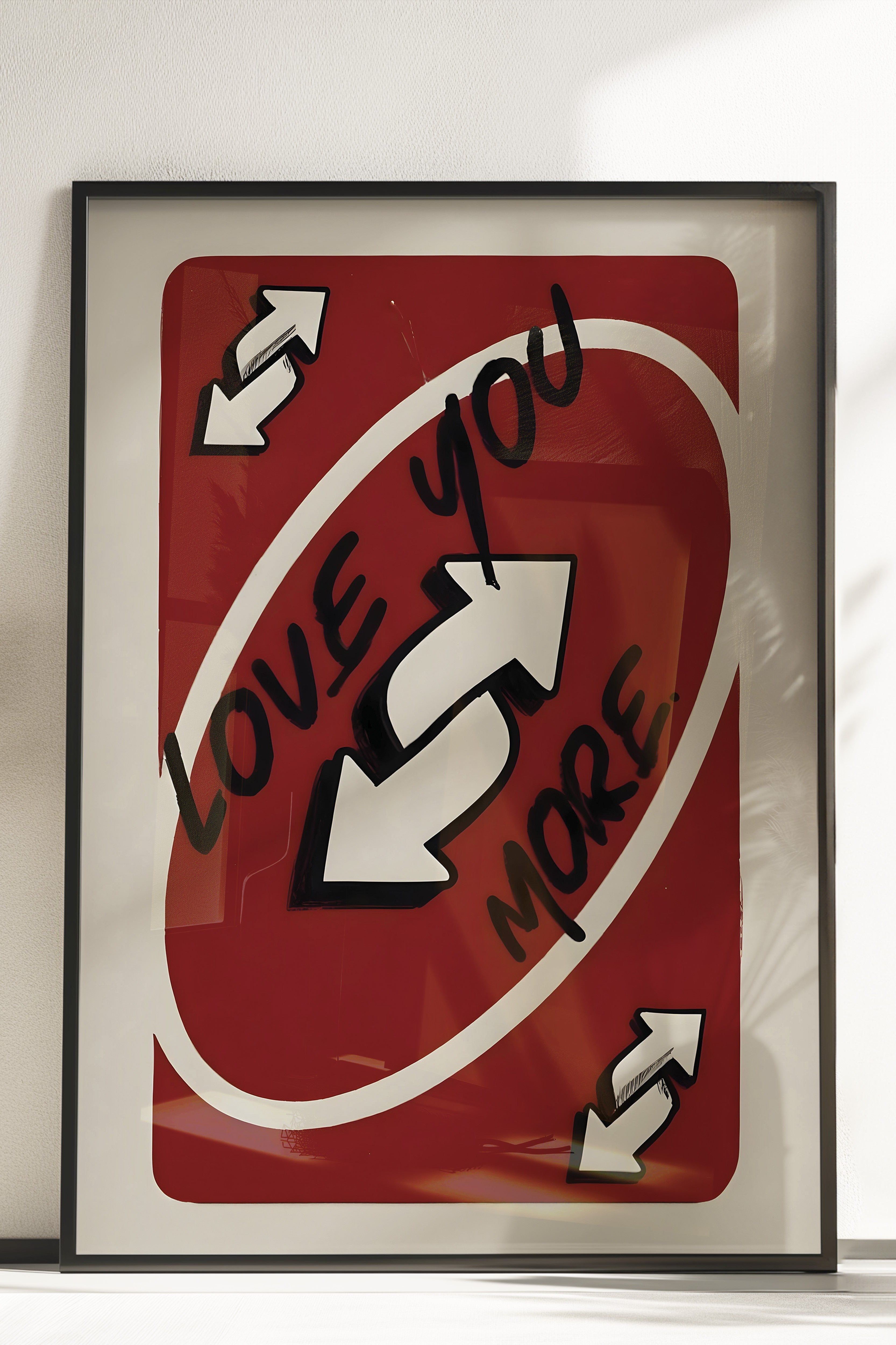 Çerçevesiz Poster, Love You More, Comfort Serisi Duvar Posteri, NO:108936