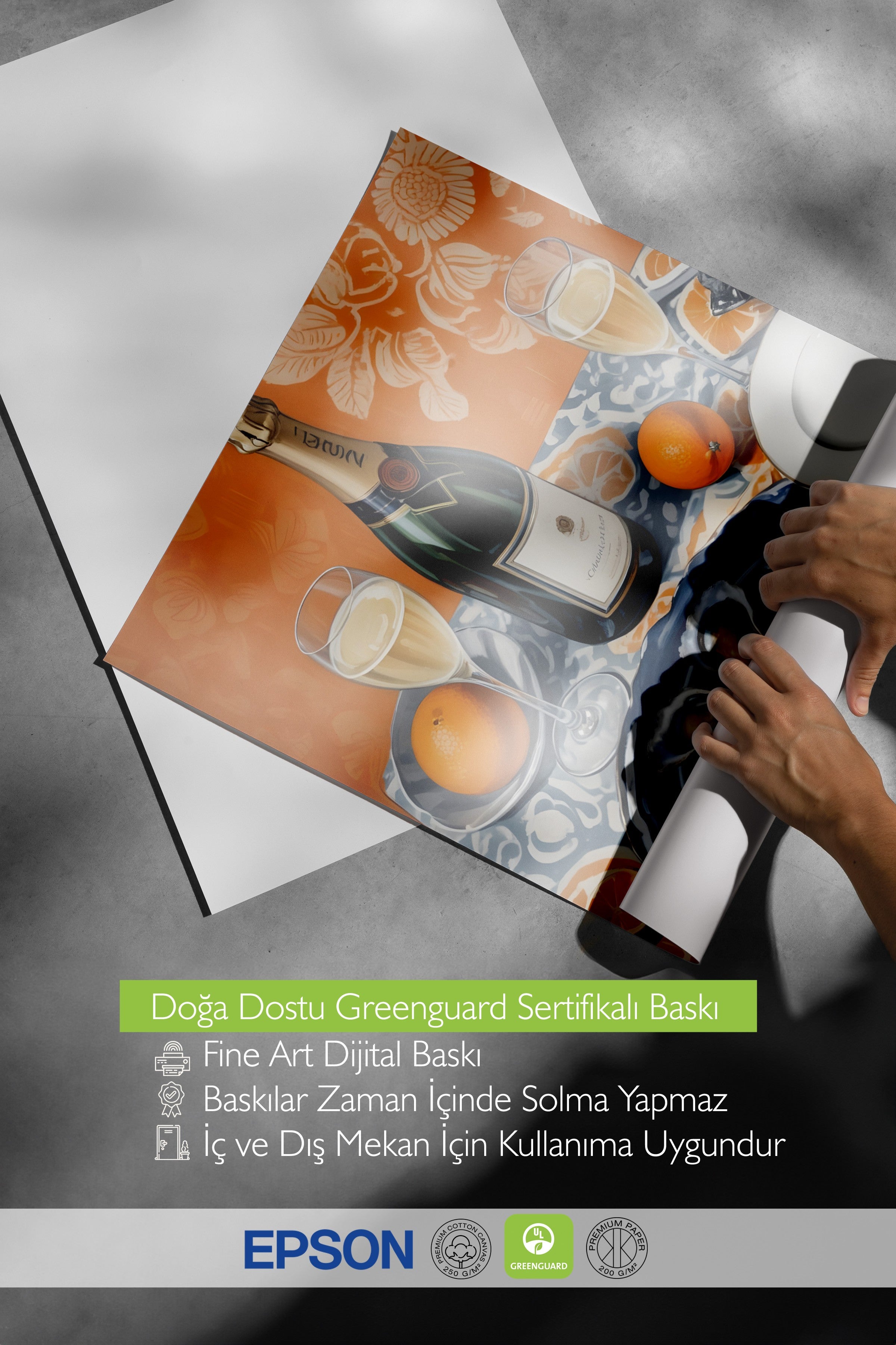 Çerçevesiz Poster, Mussel With Wine, Comfort Serisi Mutfak Duvar Posteri, NO:109153