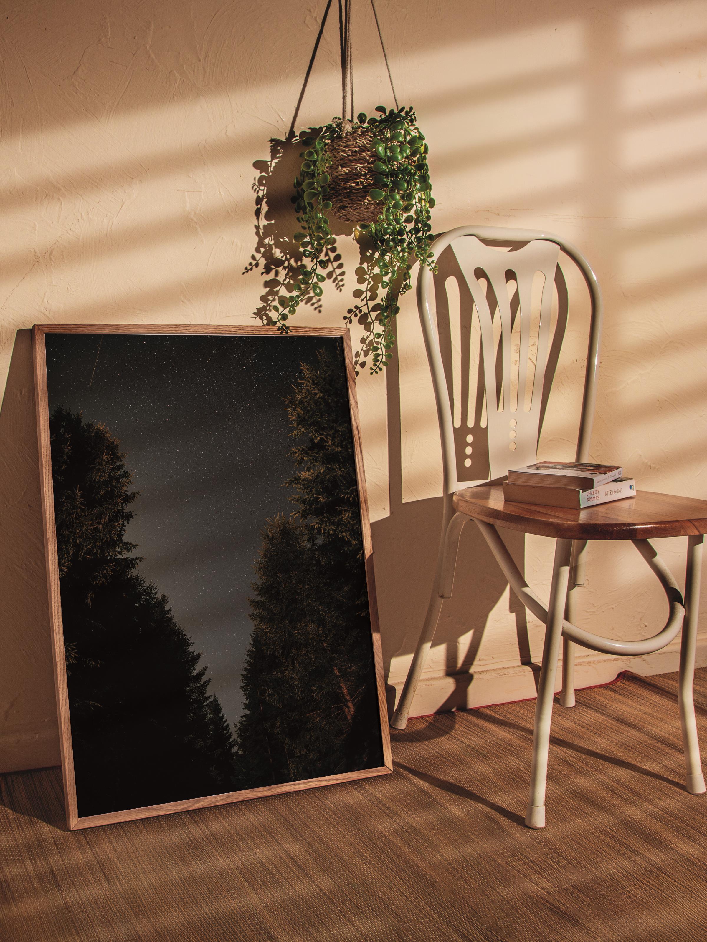 Çerçevesiz Poster Orman No:18, Fotoğraf Baskısı, Salon, Mutfak, Oturma Odası, Hol Duvar Dekoru Poster